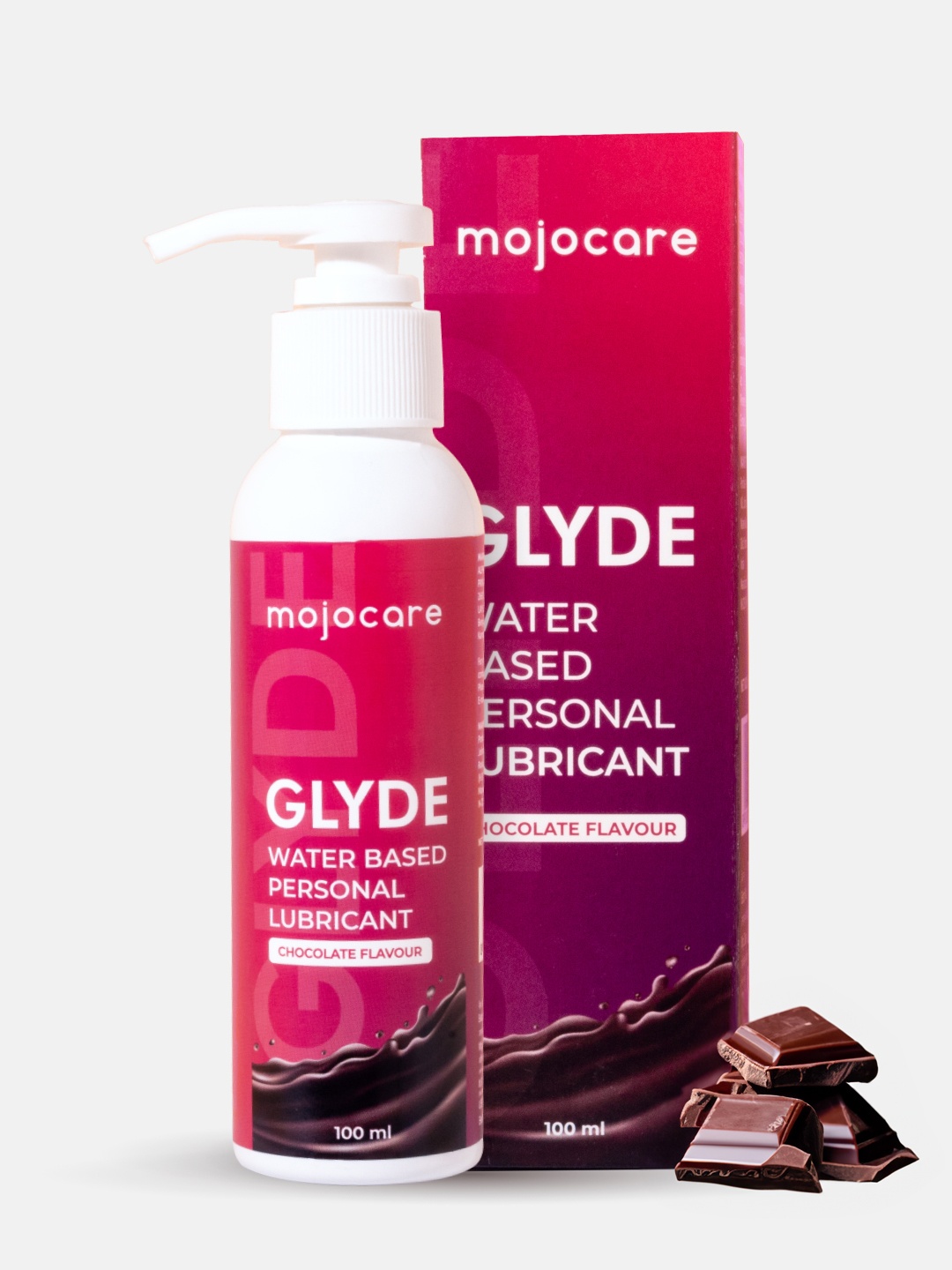 

Mojocare Water Based Chocolate Flavoured Lubricant Gel 100 ml, Red
