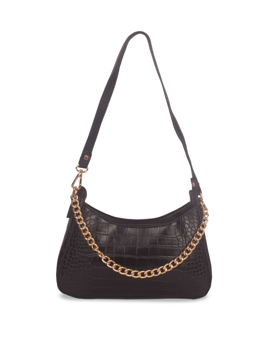 

Bagkok PU Structured Sling Bag, Black