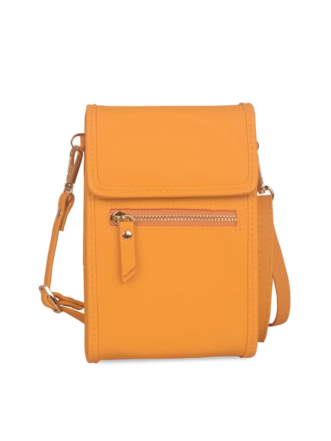 

Bagkok PU Structured Sling Bag, Orange