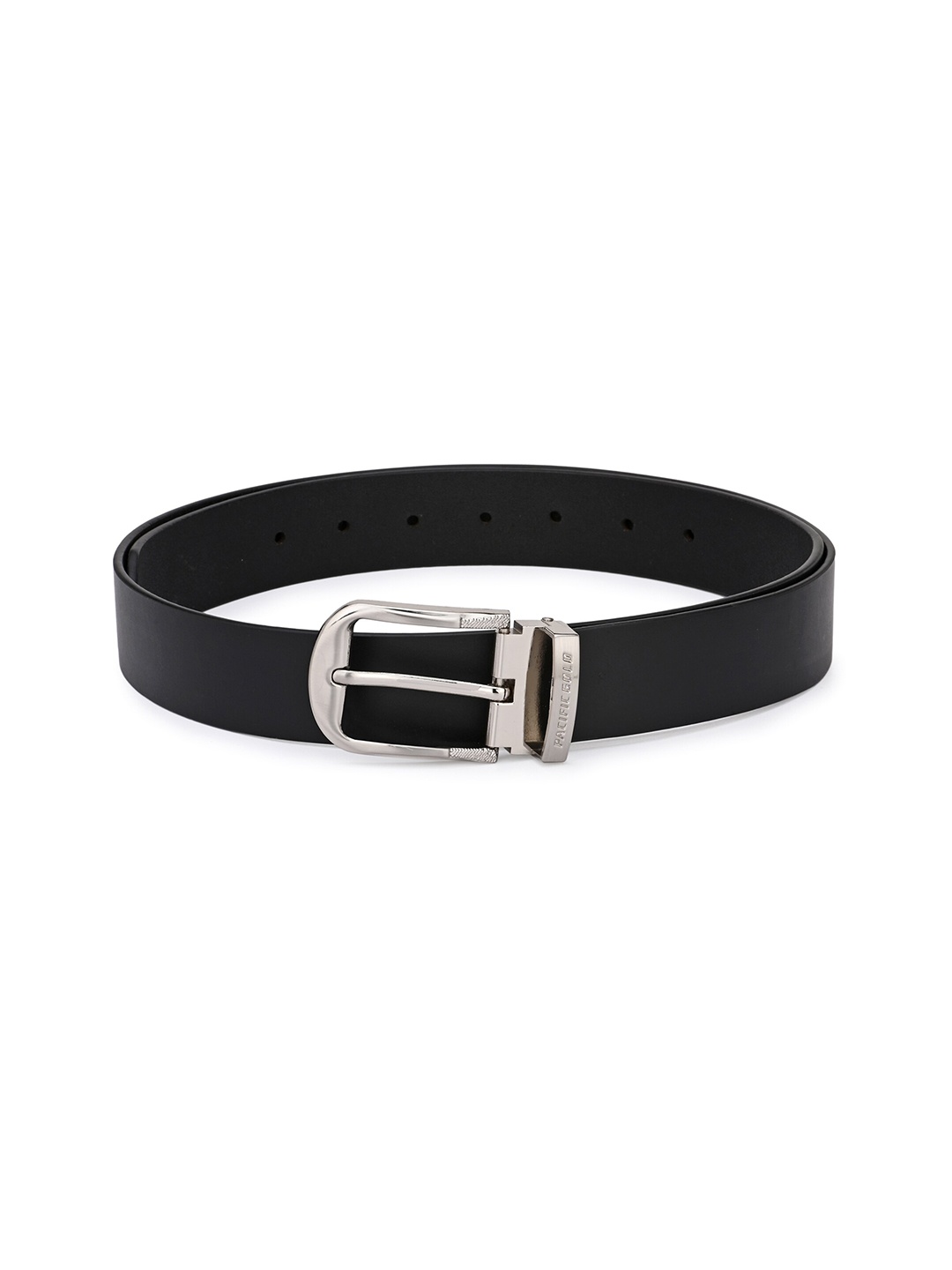 

Pacific Gold Men Leather Formal Belt, Black