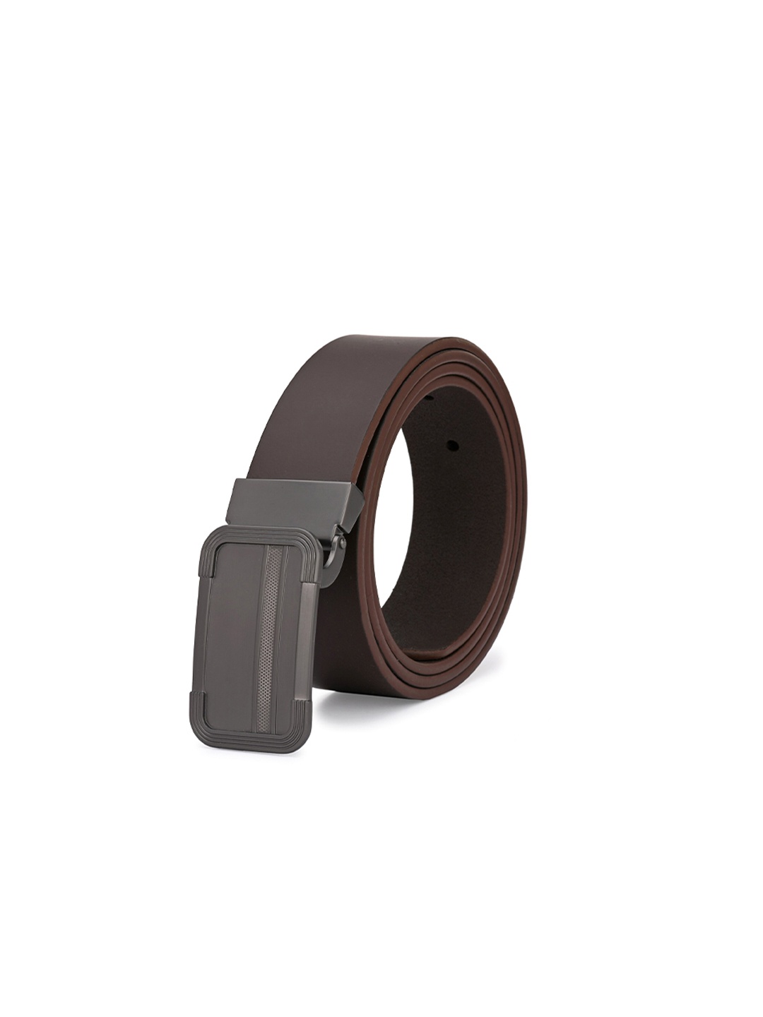 

Pacific Gold Men Brown Leather Formal Belt