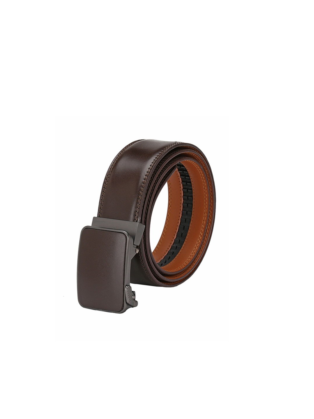 

Pacific Gold Men Leather Formal Belt, Brown