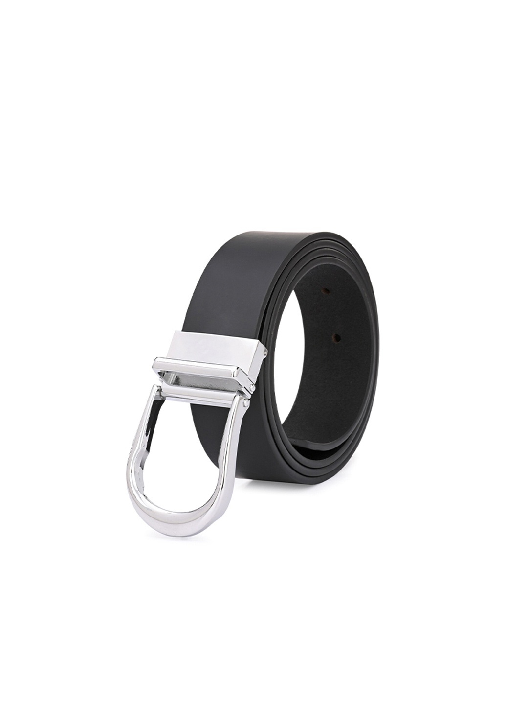 

Pacific Gold Men Leather Formal Belt, Black