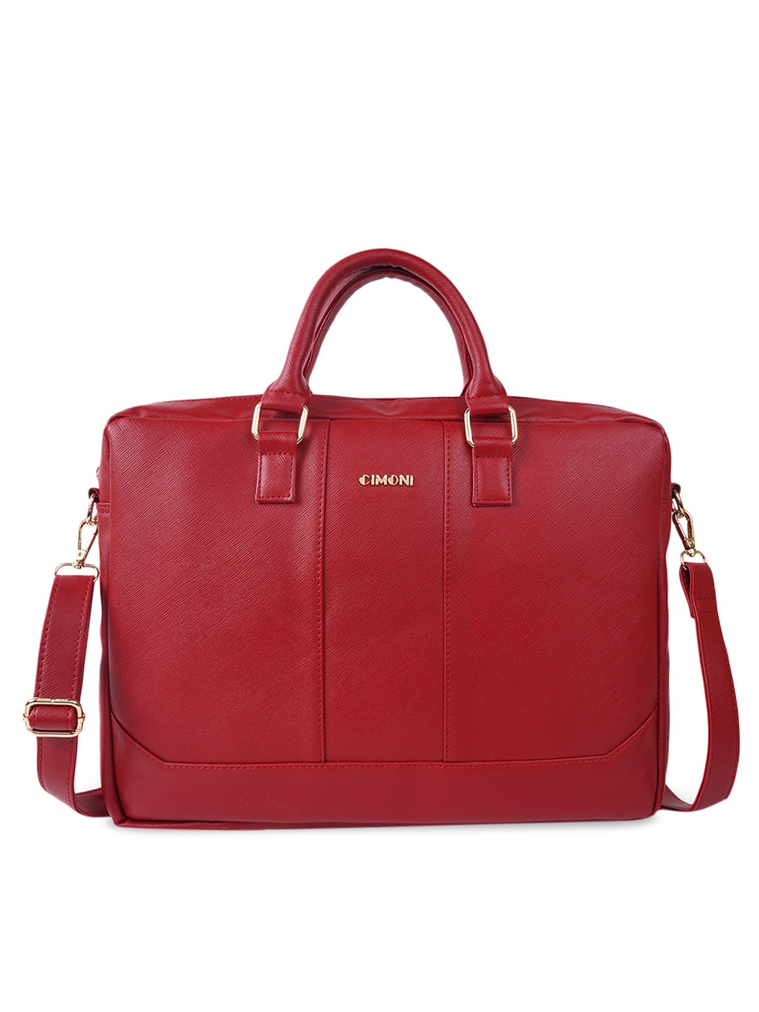 

CIMONI Structured Laptop Bag, Maroon