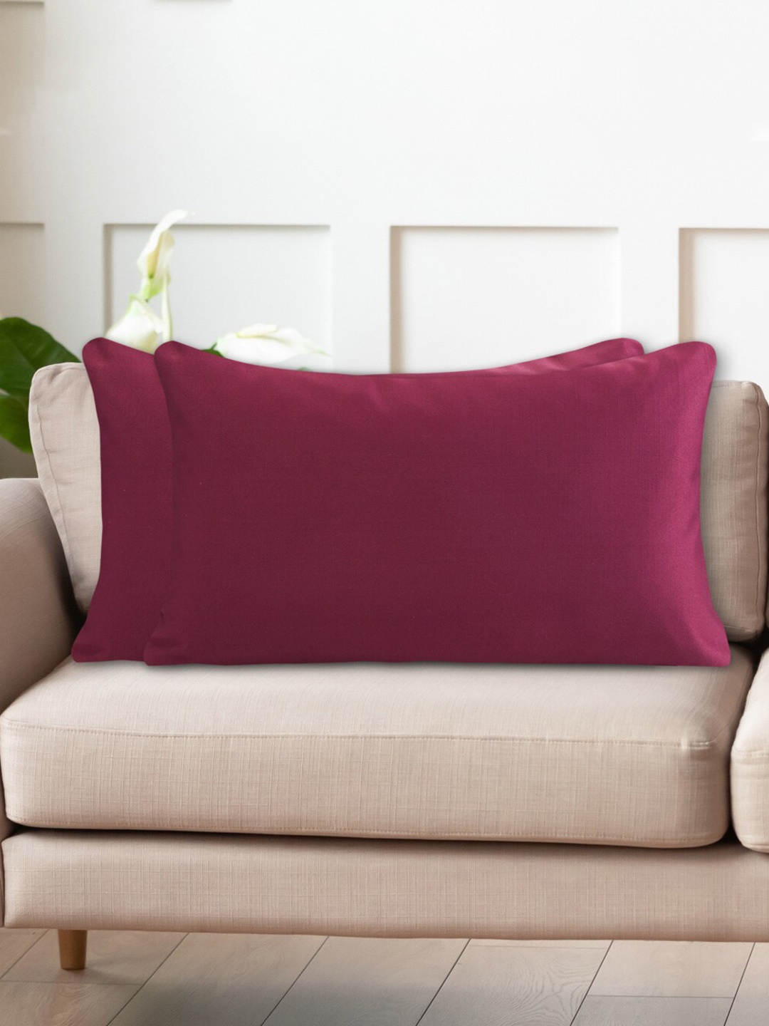 

Home Centre Purple 2-Pieces Rectangle Cushion Covers