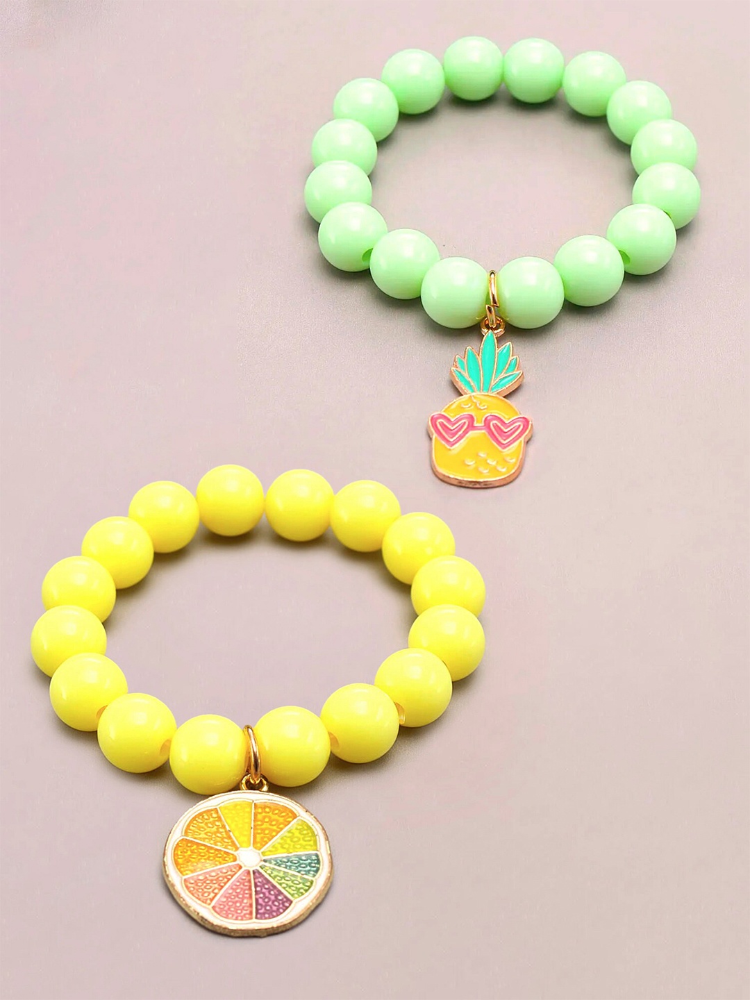 

Melbees by Yellow Chimes Girls Set Of 2 Beaded Bracelet