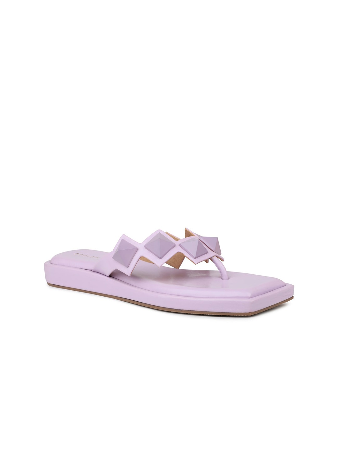 

DESIGN CREW Embellished T-Strap Flats, Lavender