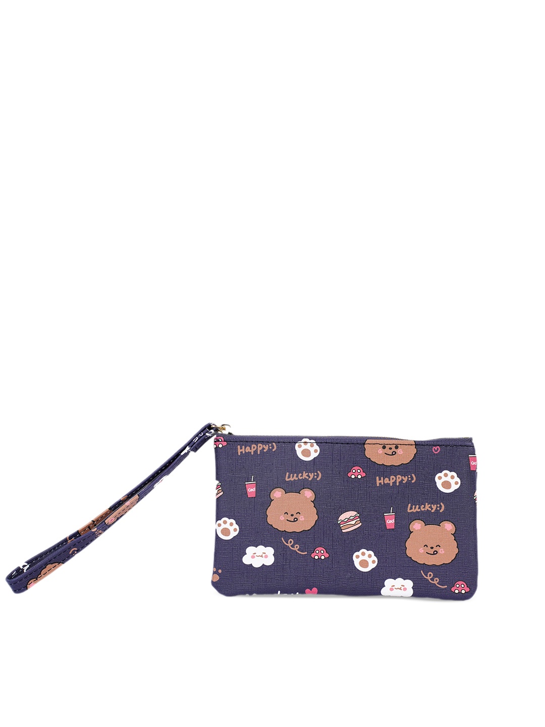 

Instabuyz Printed Travel Pouch, Navy blue