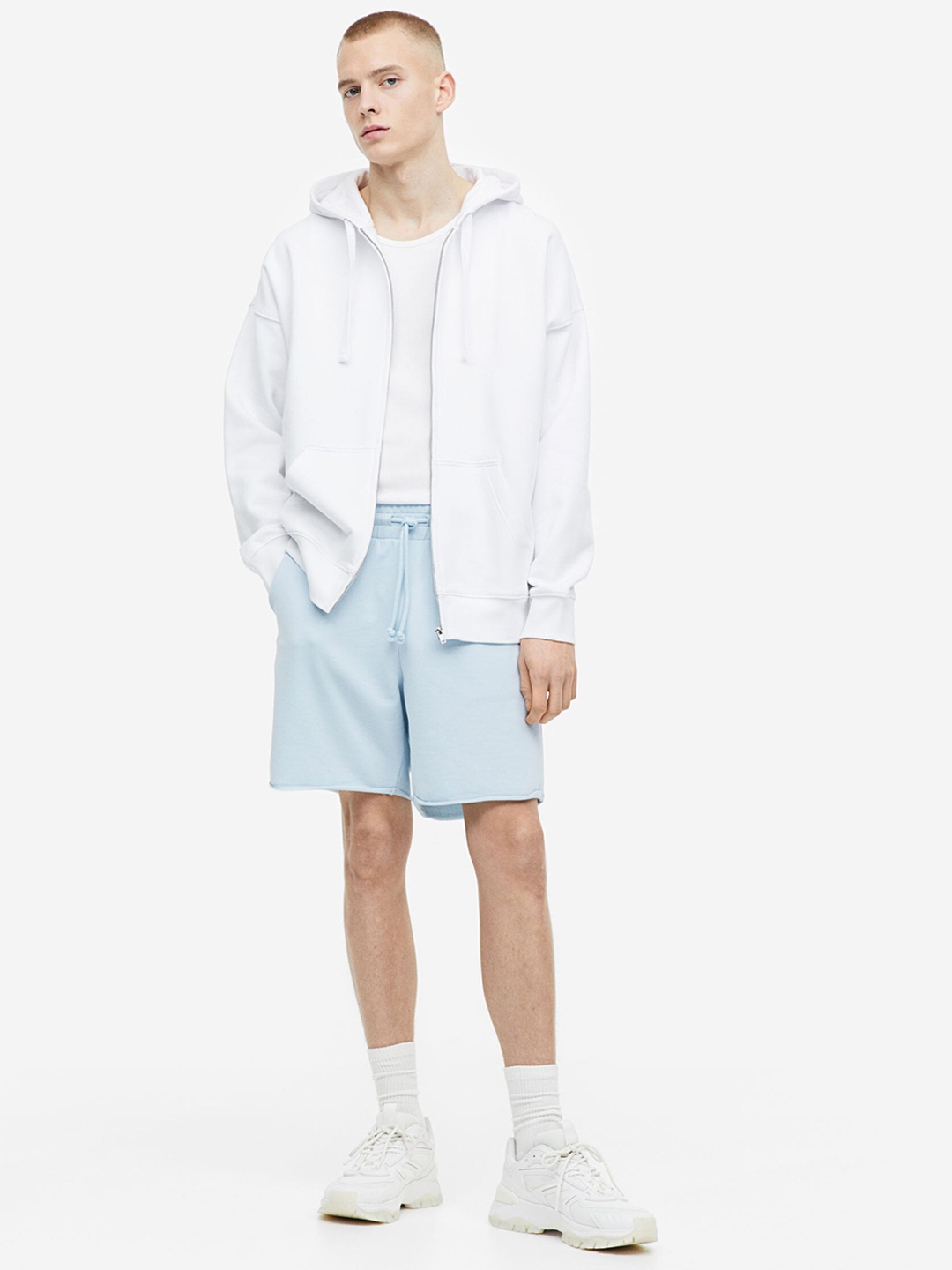 

H&M Men Regular Fit Sweatshorts, Blue