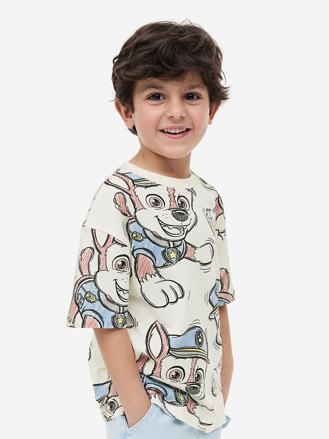 

H&M Boys Printed T-shirt, White