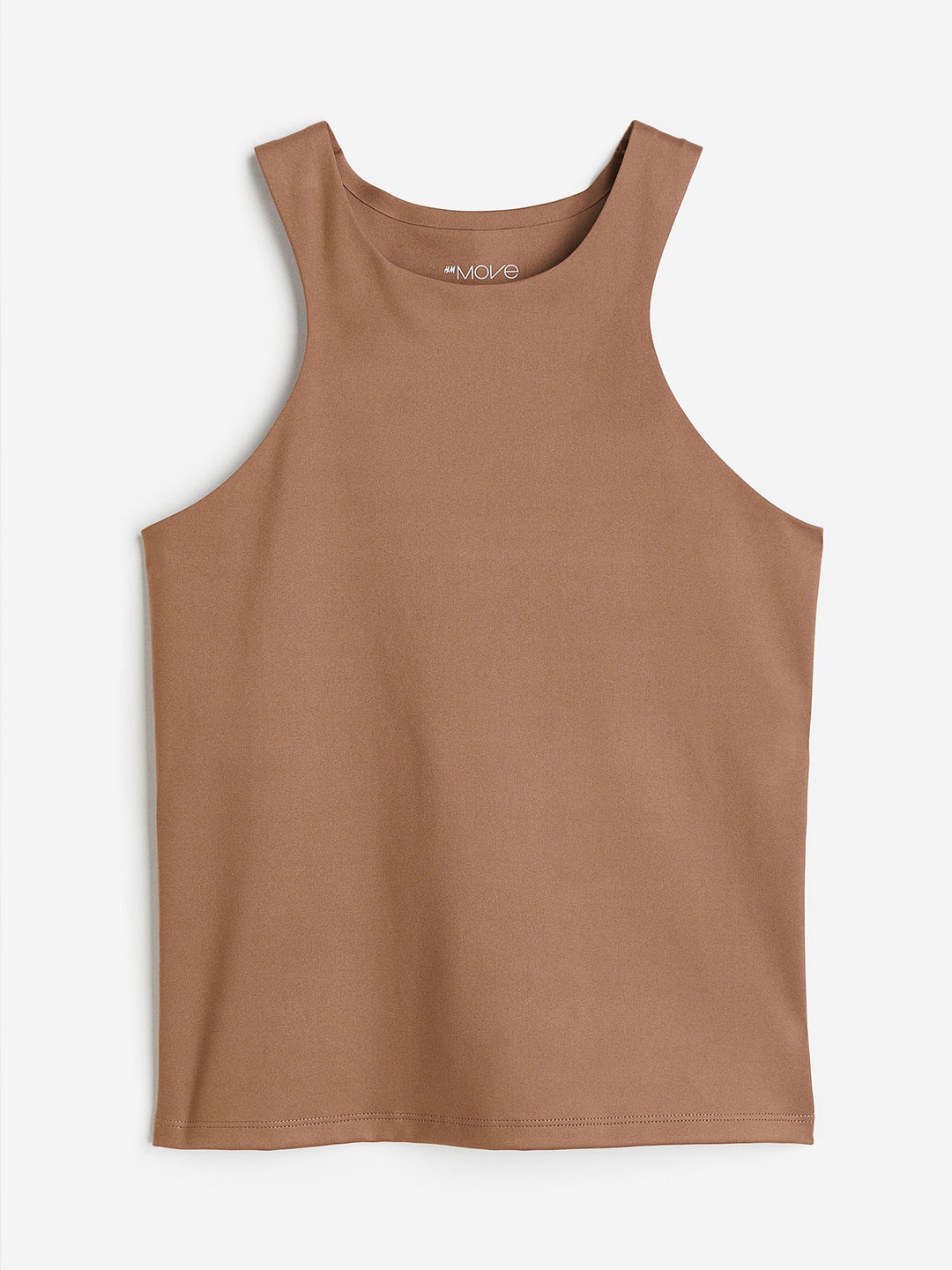 

H&M DryMove Integral-Bra Sports Top, Brown