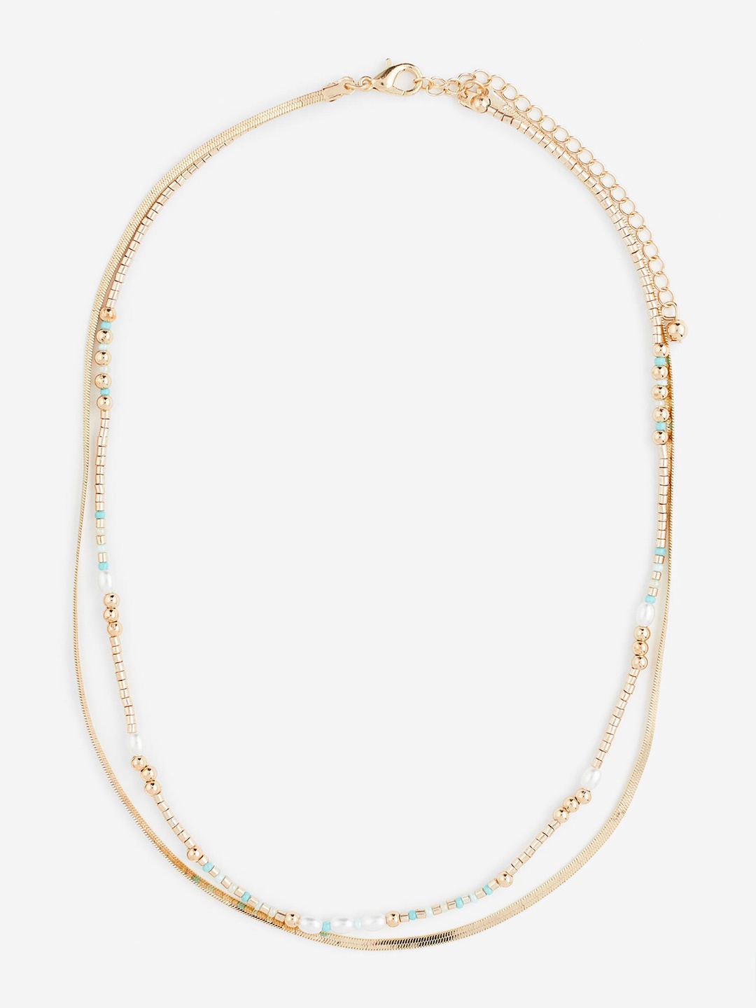

H&M Two-Strand Necklace, Gold