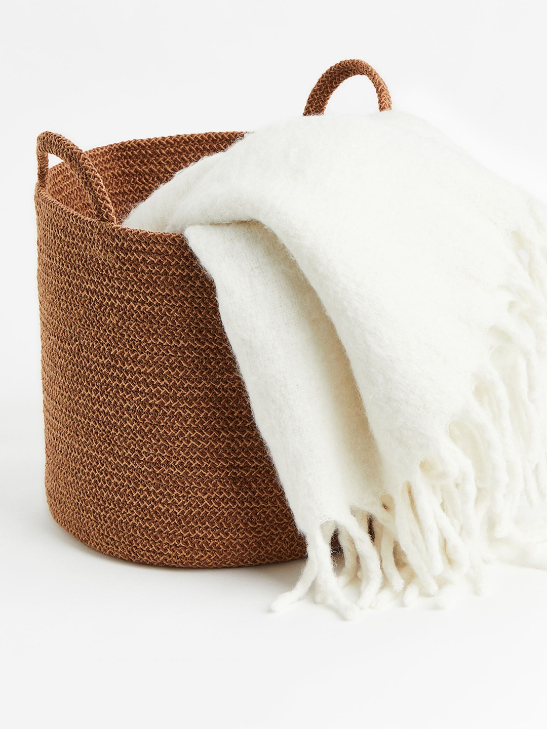 

H&M Brown Cotton Storage Basket