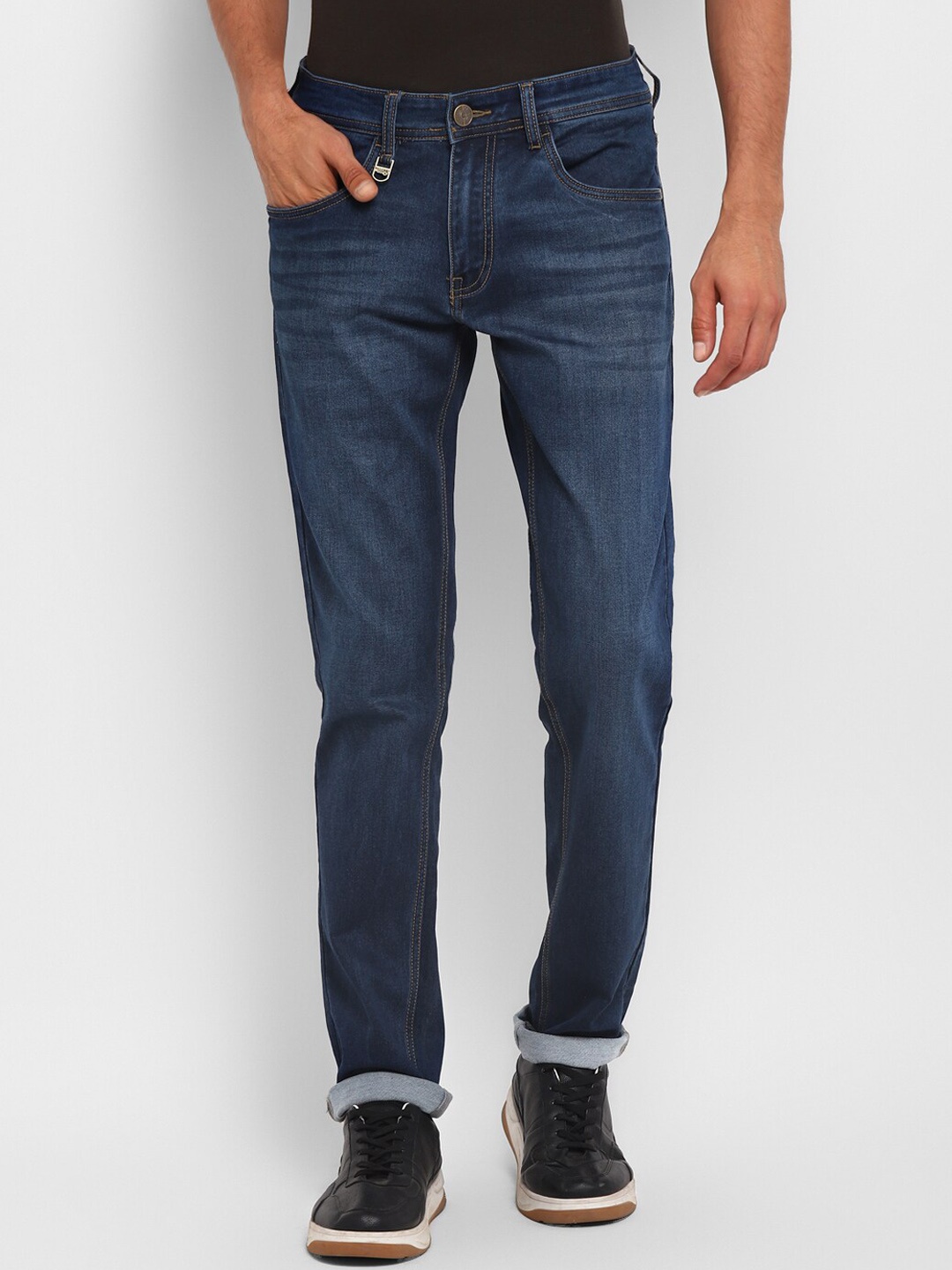 

Red Chief Men Mid-Rise Slim Fit Light Fade Jeans, Blue