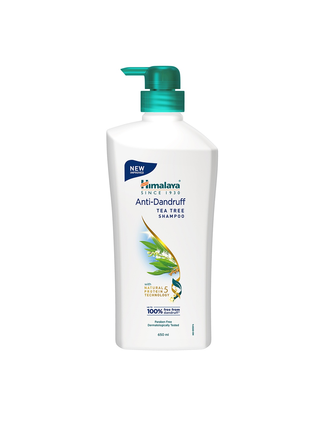 

Himalaya Anti-Dandruff Tea Tree Shampoo with Aloe Vera - 650ml, White