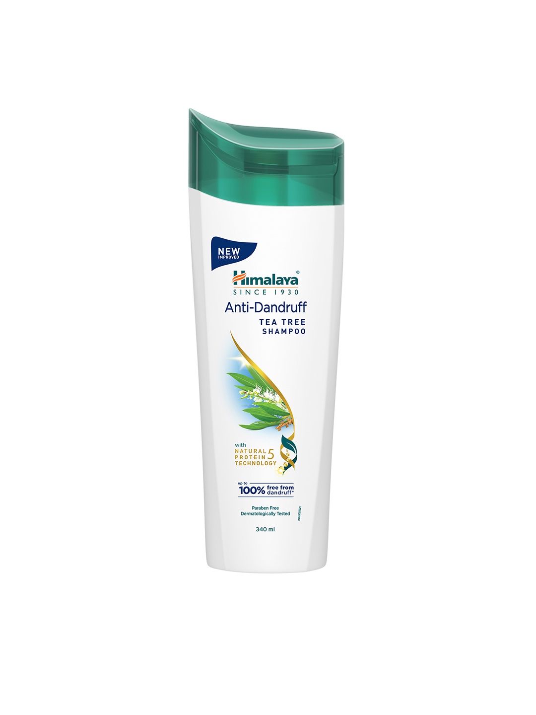 

Himalaya Anti-Dandruff Tea Tree Shampoo with Aloe Vera - 340ml, White