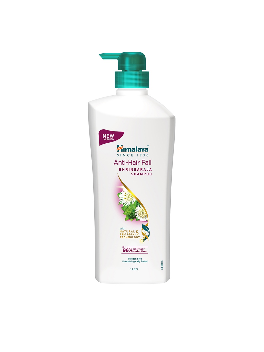 

Himalaya Anti-Hair Fall Bhringaraja Shampoo with Palasha - 1L, White