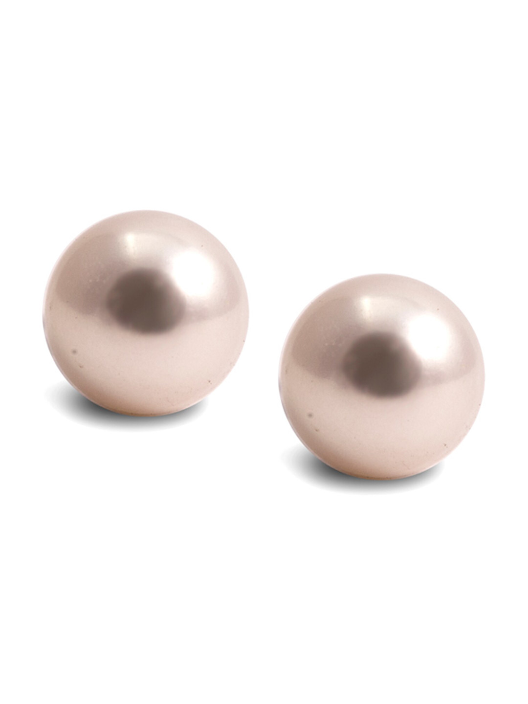 

AKSA Rhodium-Plated Floral Studs Earrings, Silver