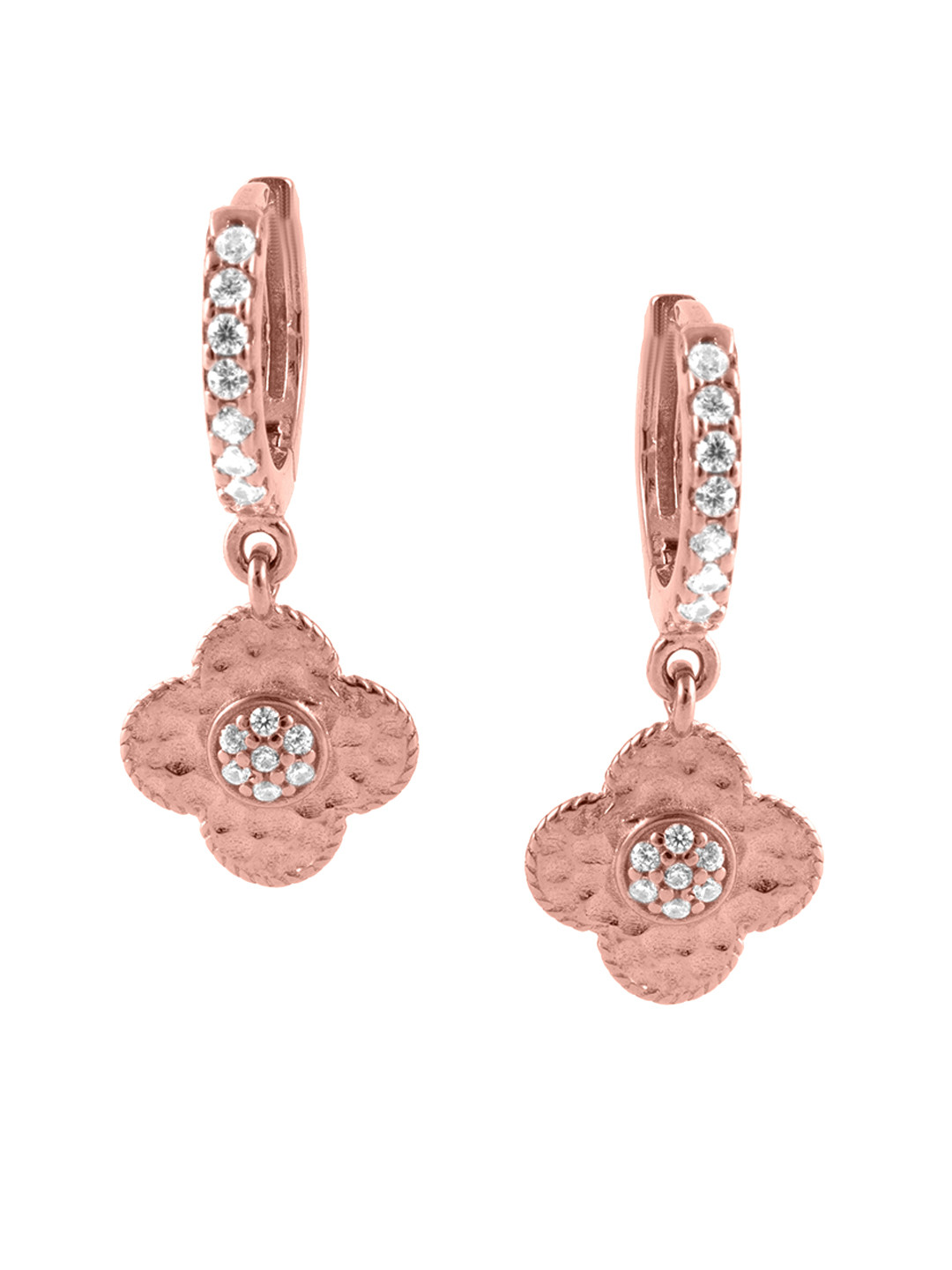 

AKSA Rose Gold-Plated Hoop Earrings