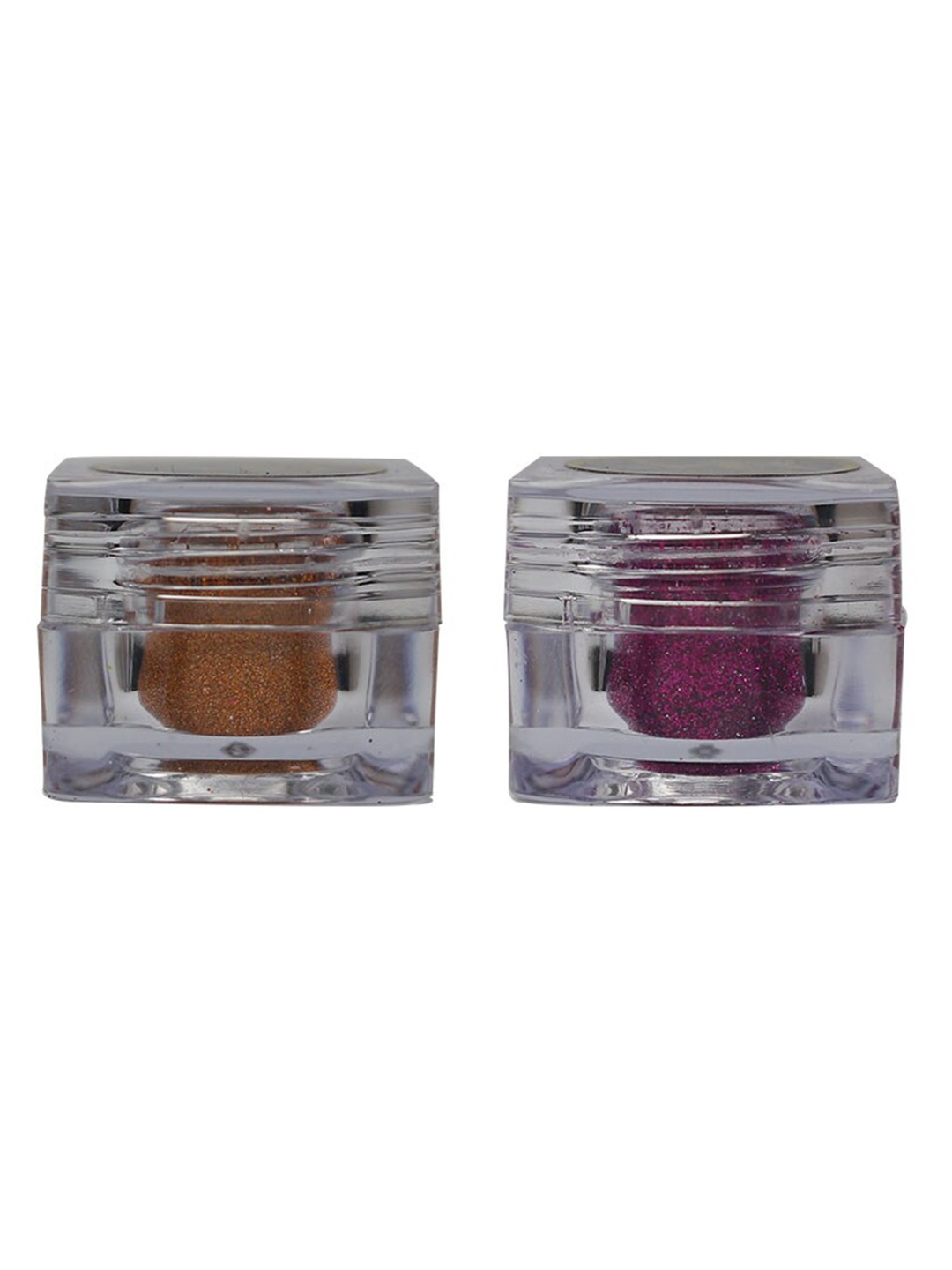 

Veoni BELLE Set Of 2 HD Holographc Loose Glitter Eyeshadow - Orange 6 & Sapphire Pink 16, Gold