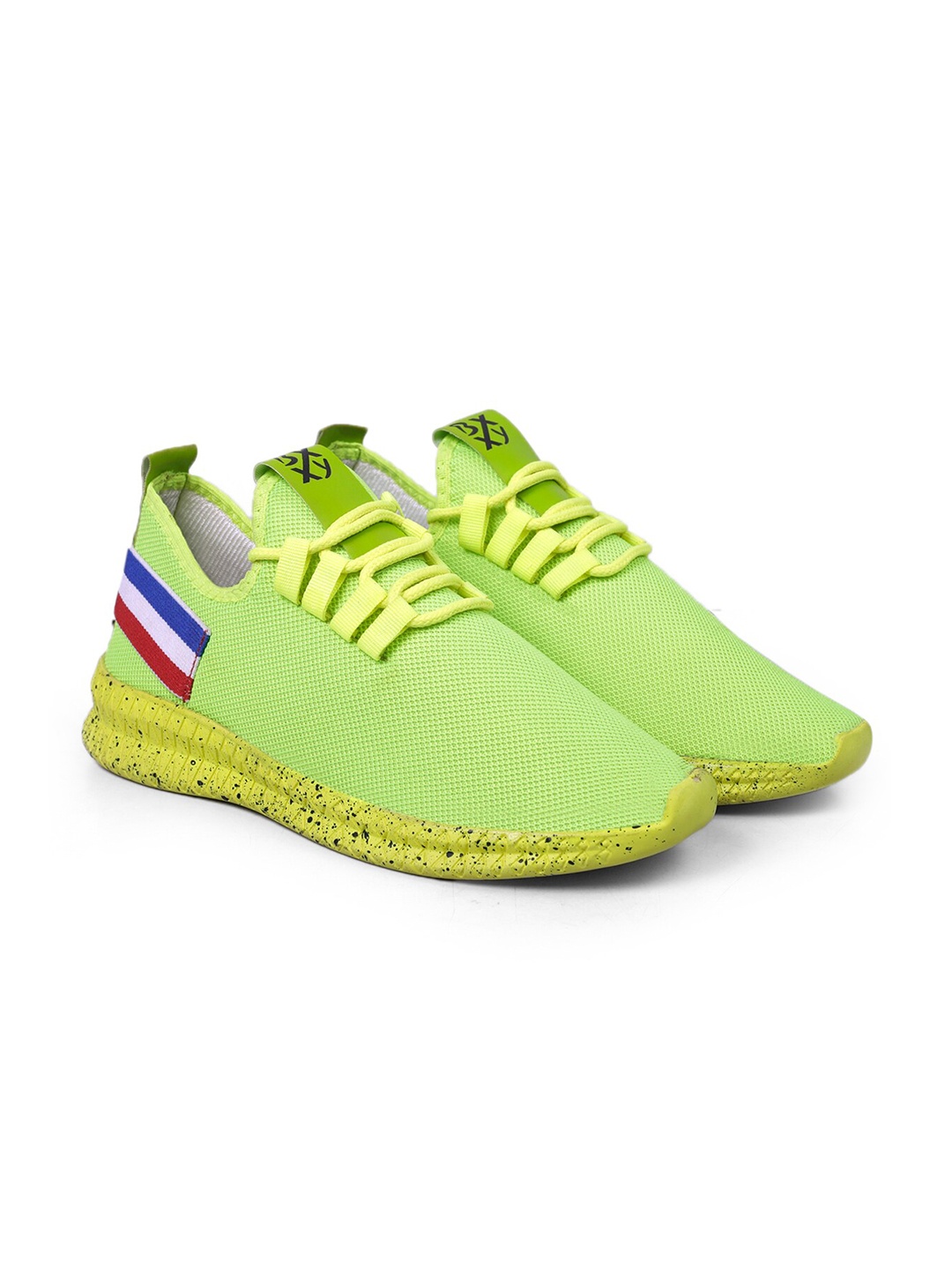 

Bxxy Men Lightweight Mesh Non-Marking Running Shoes, Lime green