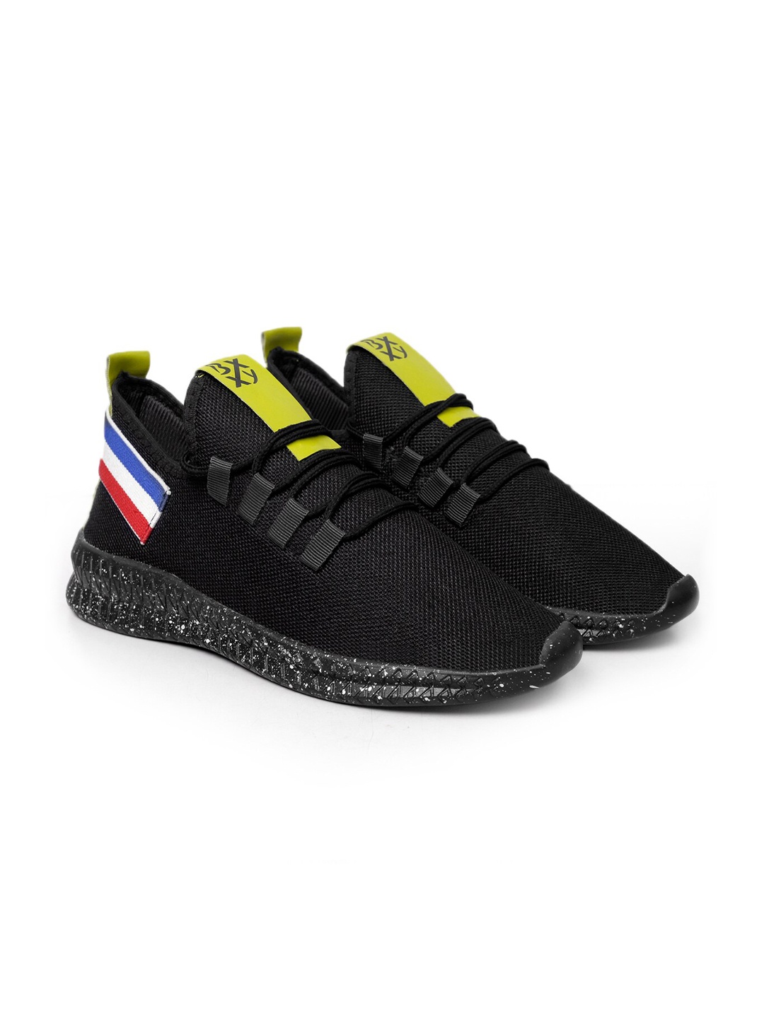 

Bxxy Men Lightweight Mesh Non-Marking Running Shoes, Black
