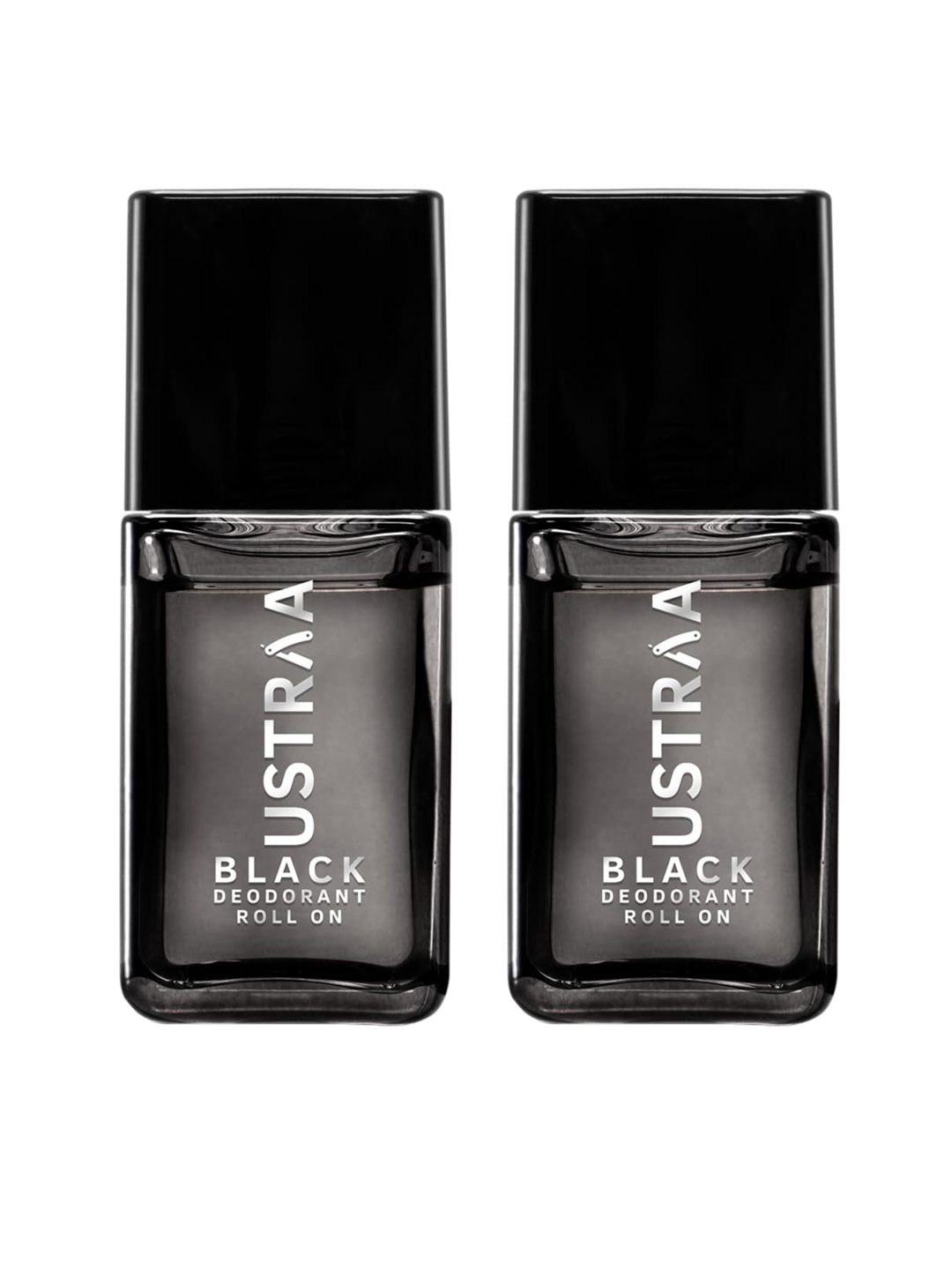 

Ustraa Men Set Of 2 Black Deodorant Roll On - 50ml Each