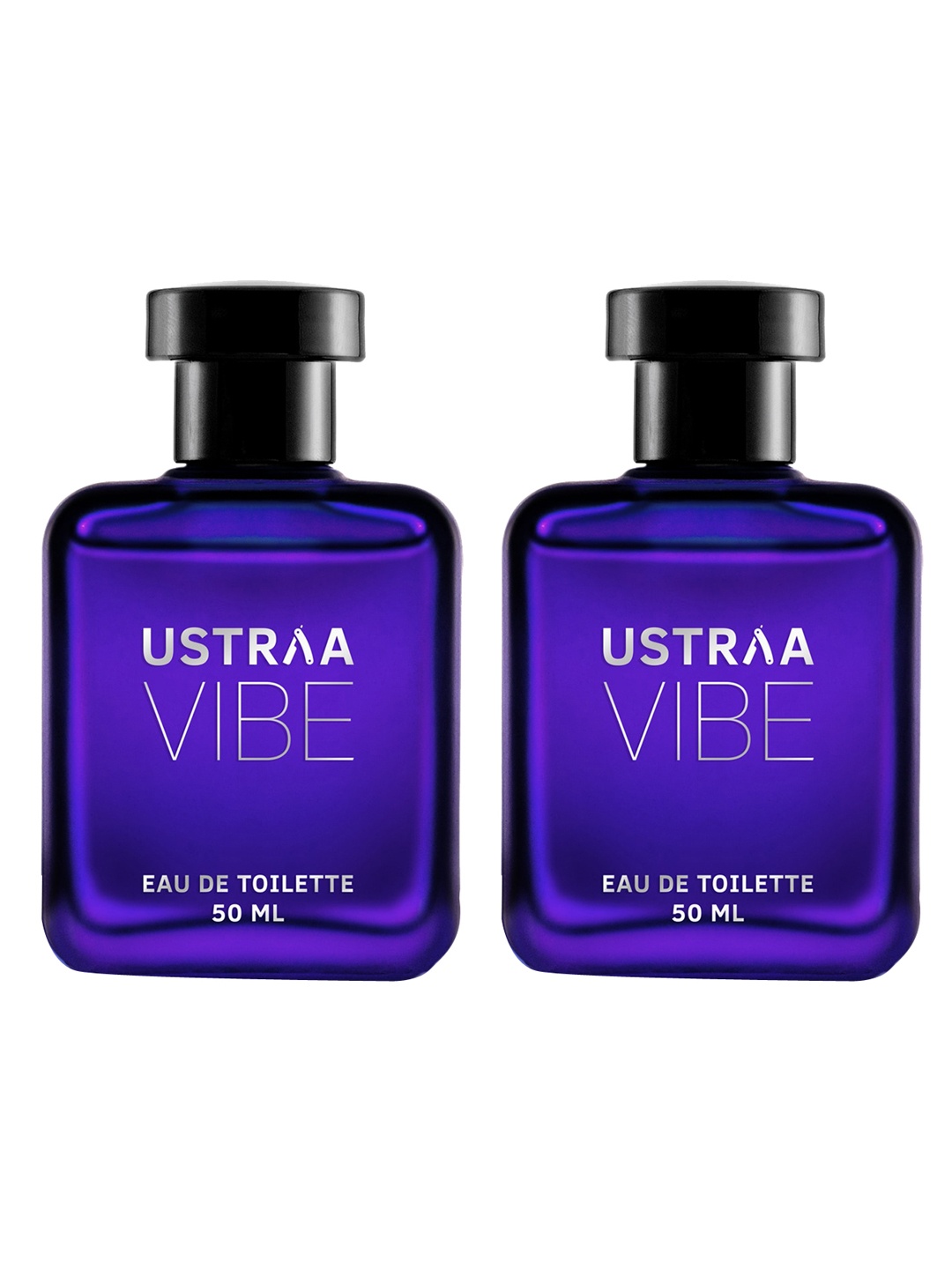 

Ustraa Set of 2 Vibe Paraben & Sulphate-Free Eau De Toilette - 50 ml each, Purple