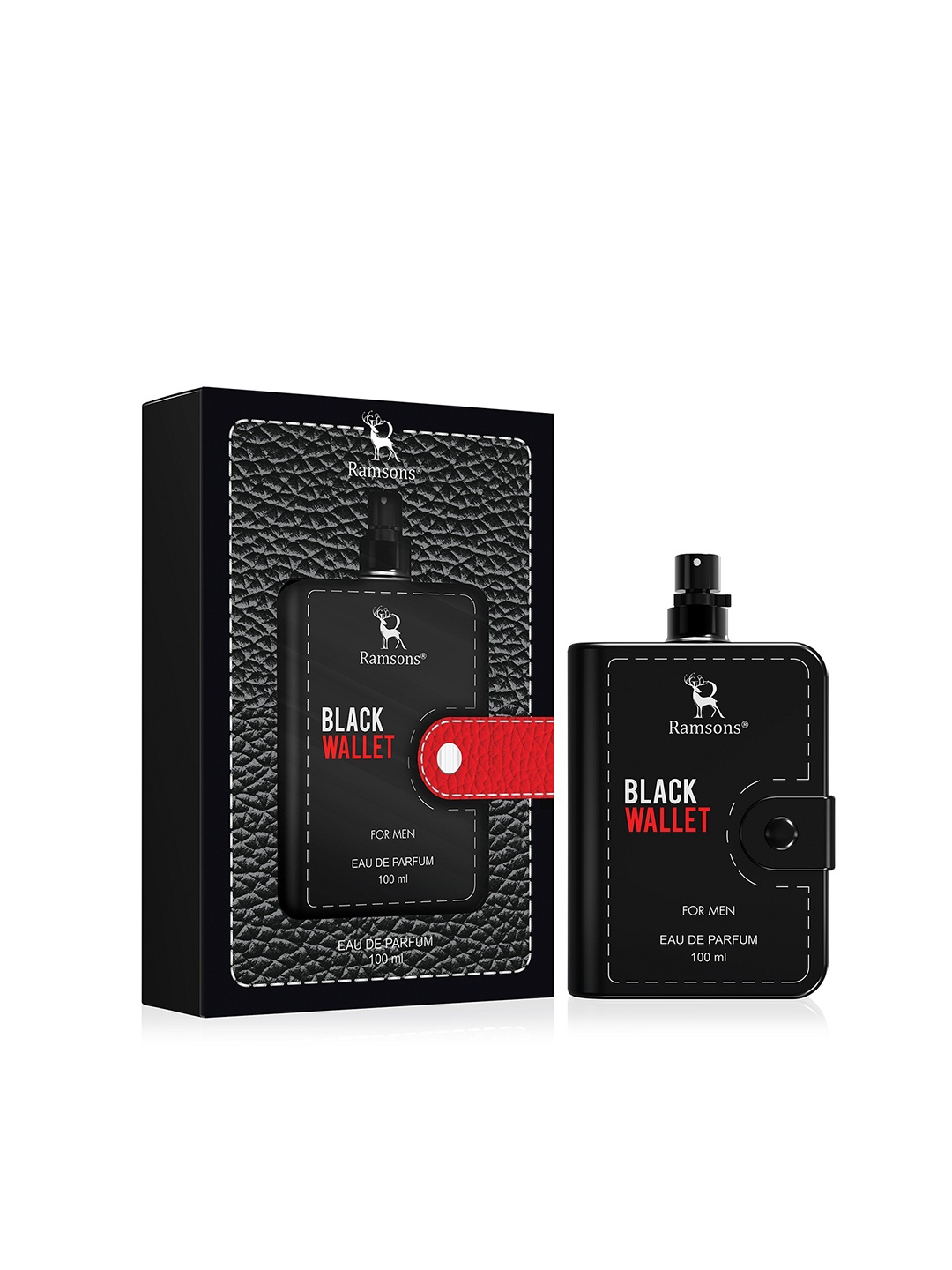 

Ramsons Men Black Wallet Long Lasting Eau De Parfum - 100ml