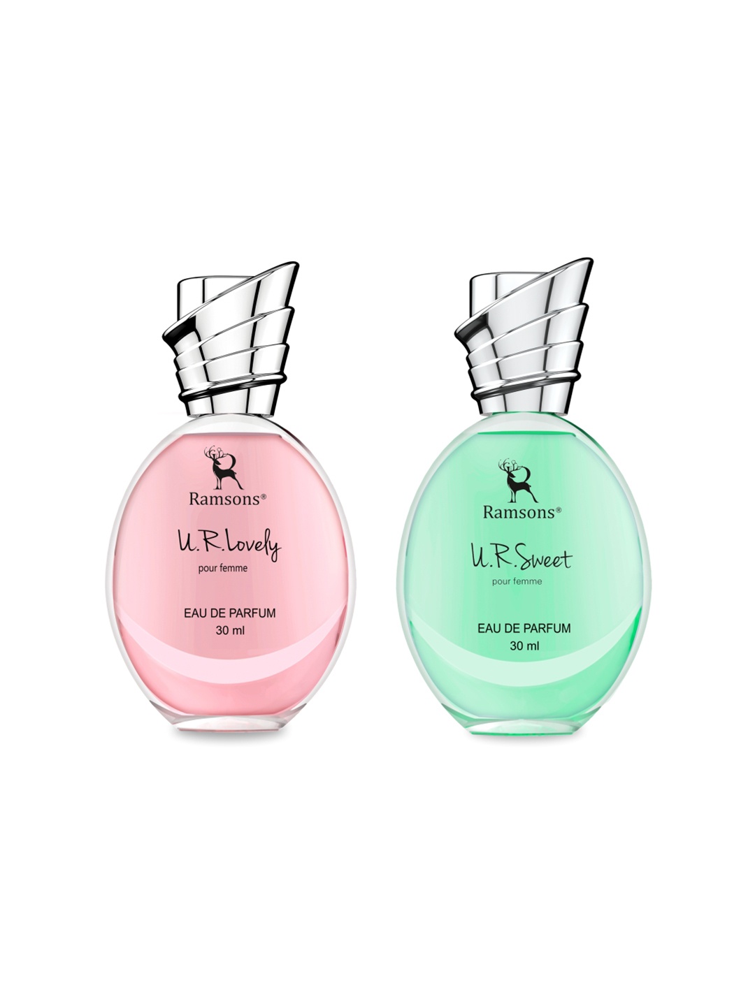

Ramsons Set Of 2 U R Sweet &U.R. Lovely Eau De Parfums 30ml Each, Blue