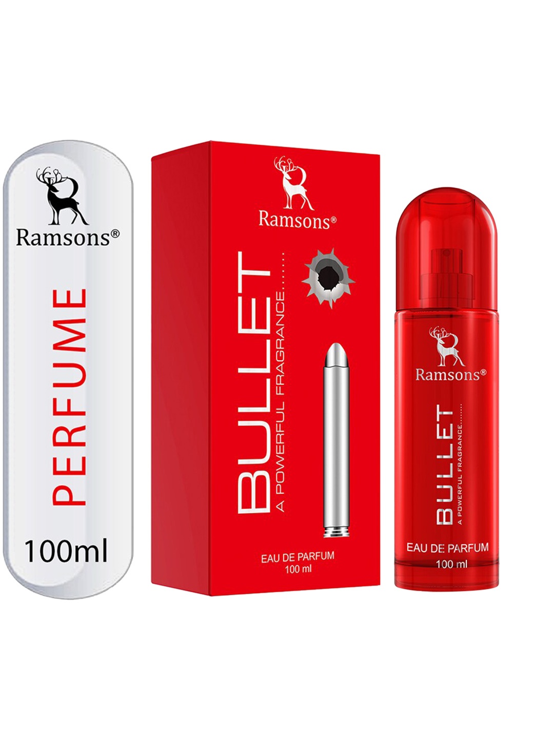 

Ramsons Bullet Long Lasting Eau De Parfum 100ml, Red