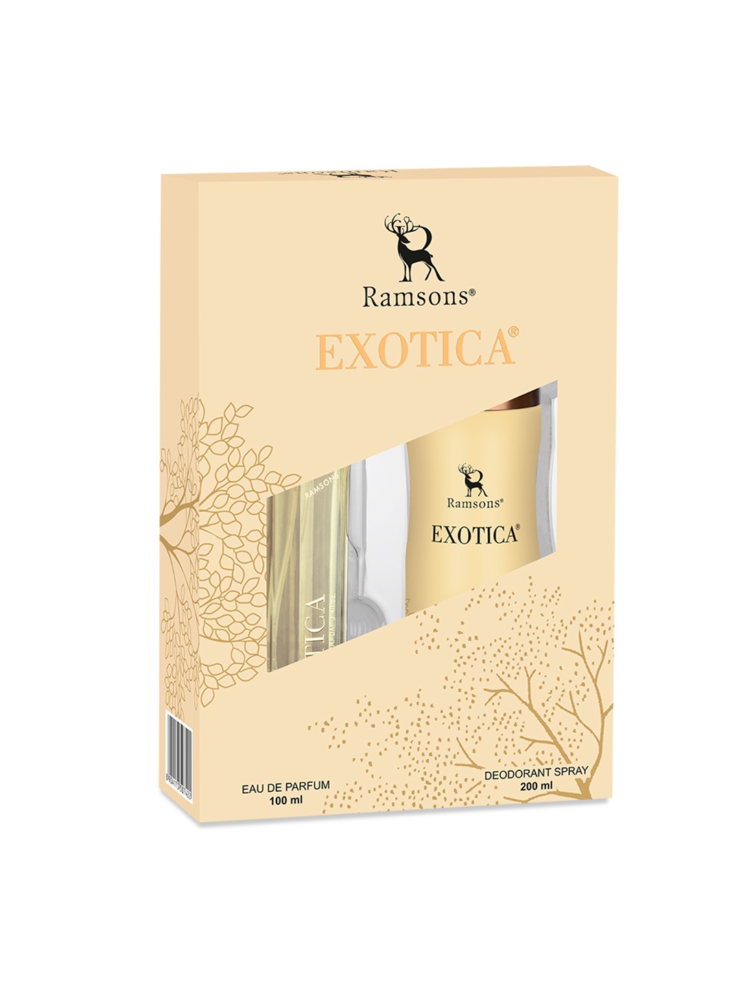 

Ramsons Exotica Eau De Perfume & Deodorant Gift Pack, Gold
