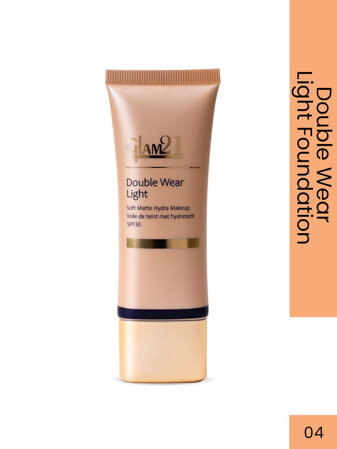 

GLAM21 Double Wear Light Soft Matte Hydra Foundation 40 g - Shade 04, Beige