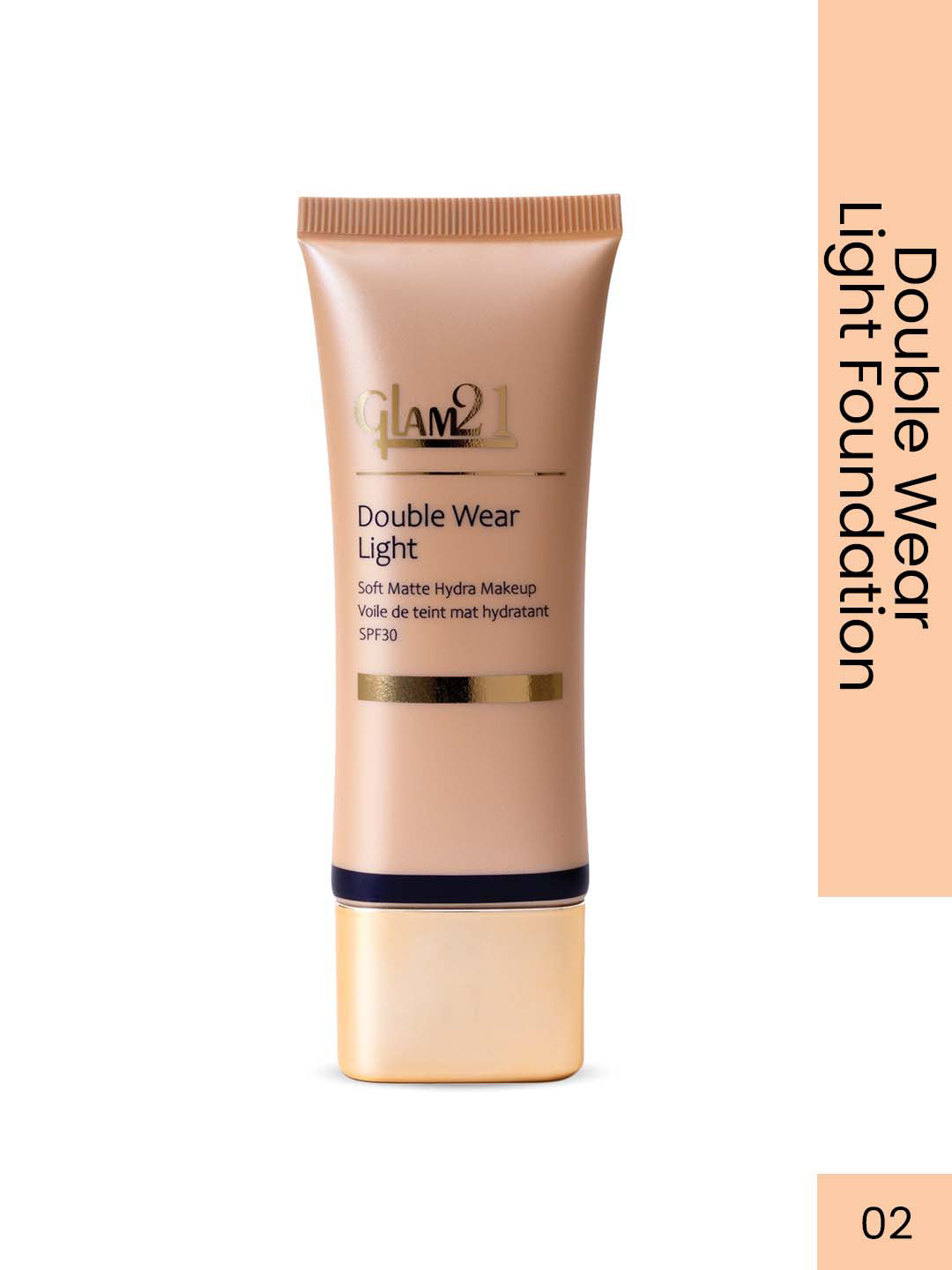 

GLAM21 Double Wear Light Soft Matte Hydra Foundation 40 g - Shade 02, Beige