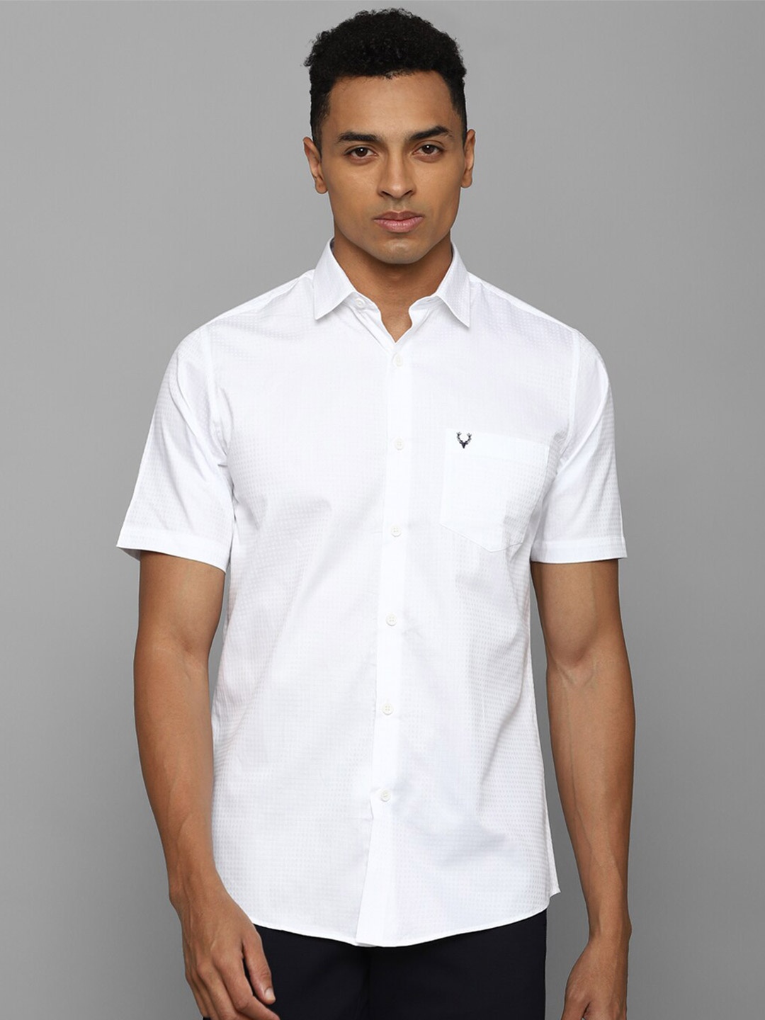 

Allen Solly Slim Fit Opaque Casual Shirt, White