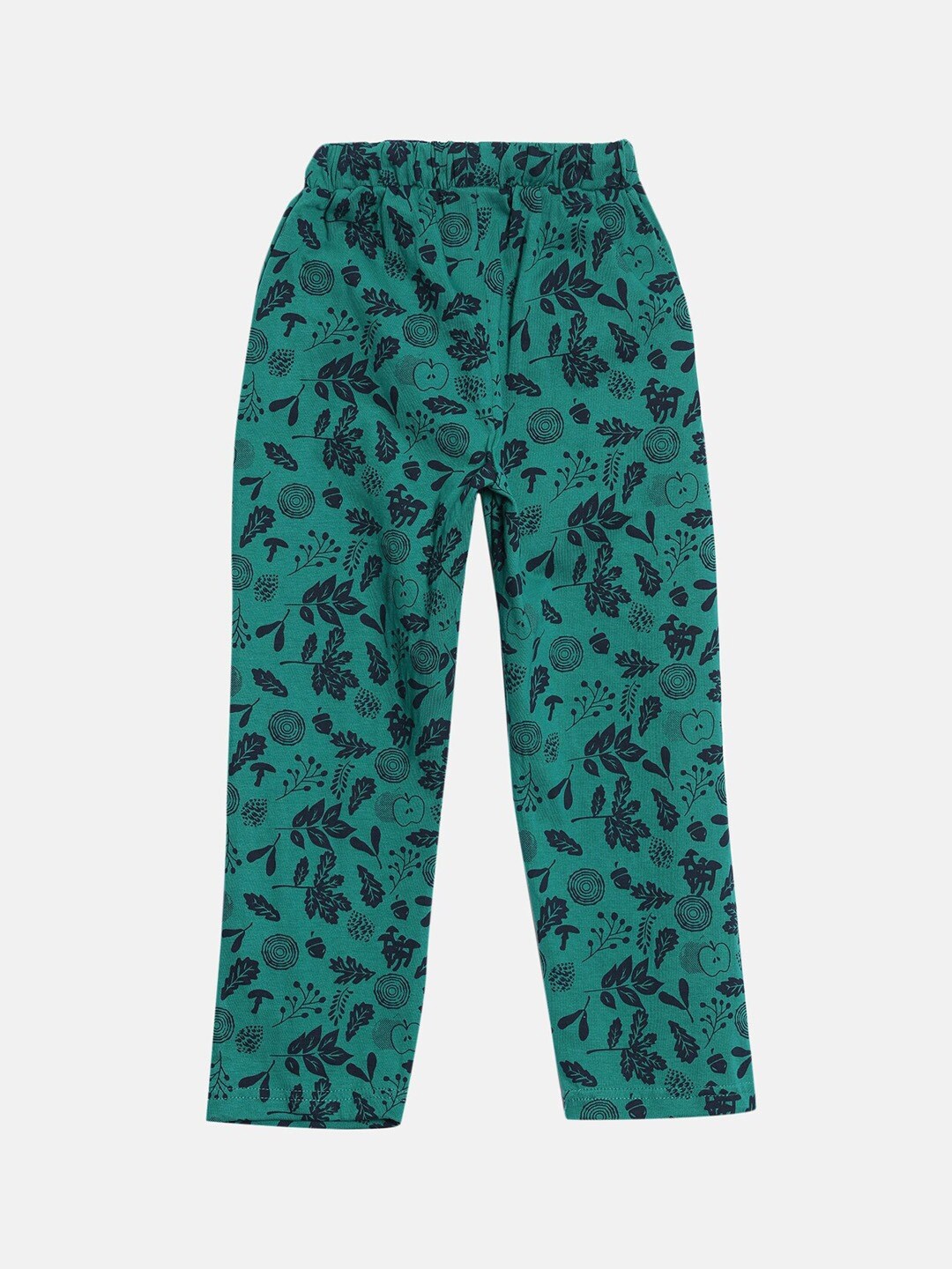 

Kryptic Girls Floral Printed Lounge Pants, Green