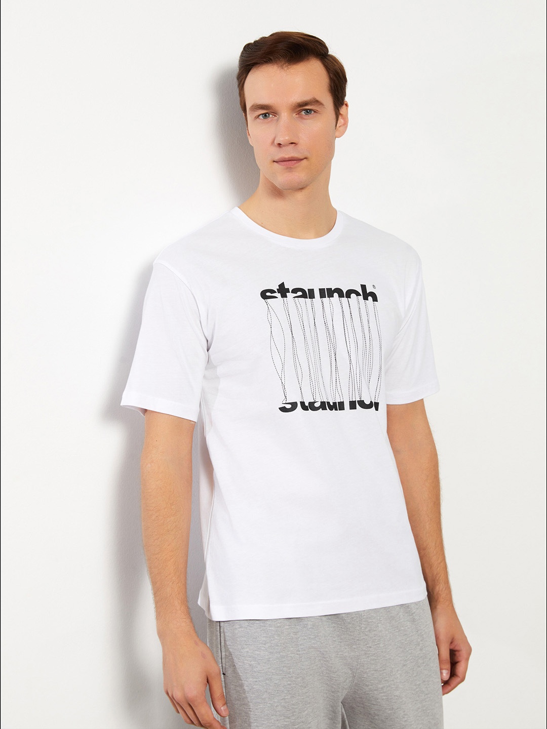 

LC Waikiki Typography Printed Pure Cotton T-shirt, White