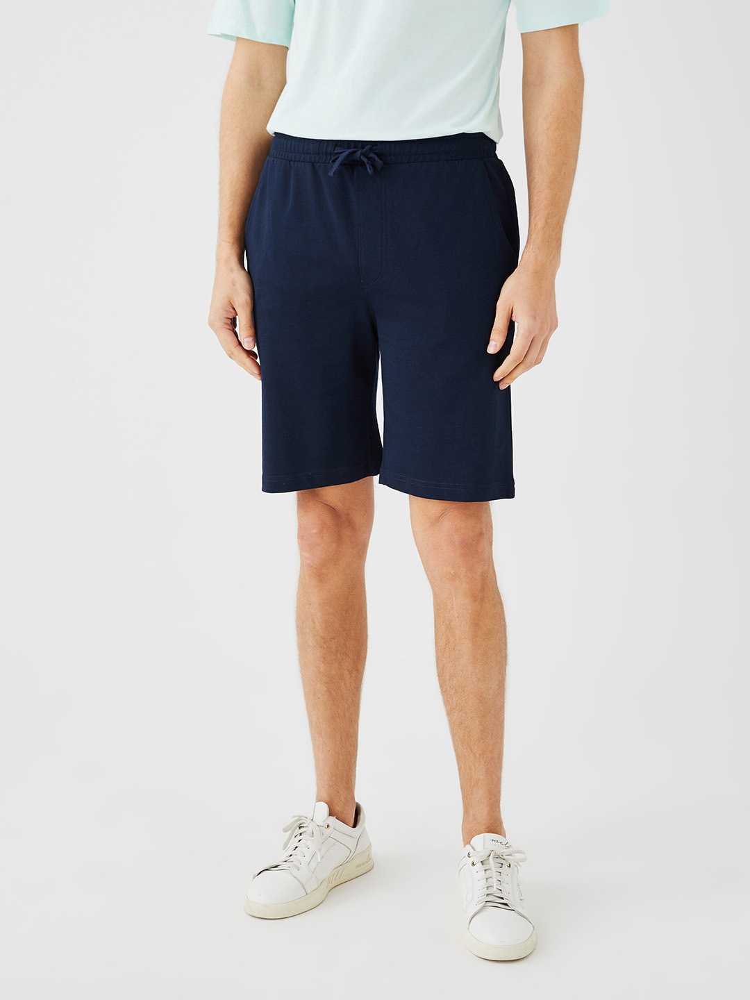 

LC Waikiki Men Cotton Shorts, Navy blue