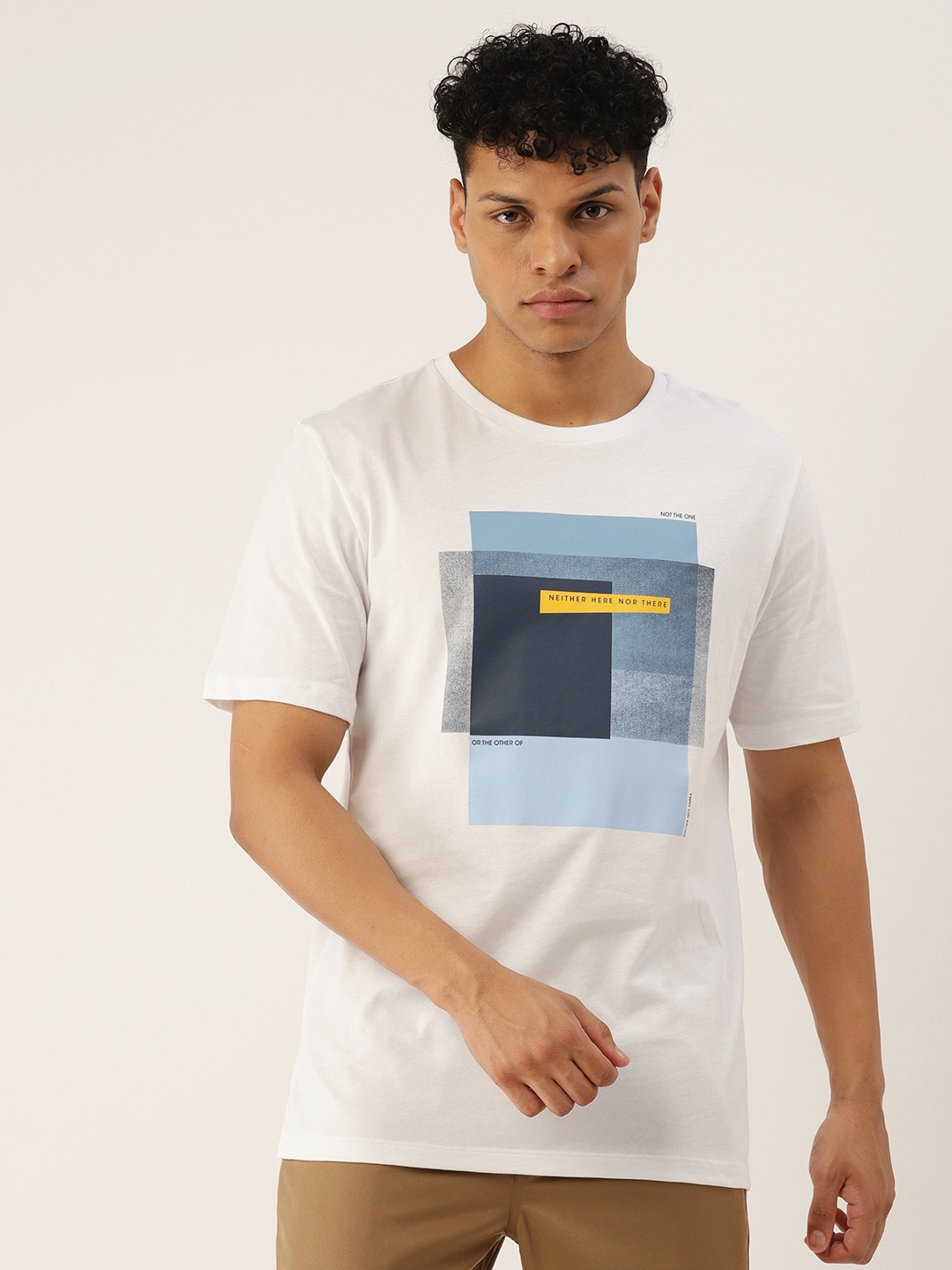 

LC Waikiki Graphic Print Pure Cotton Regular Fit T-shirt, White