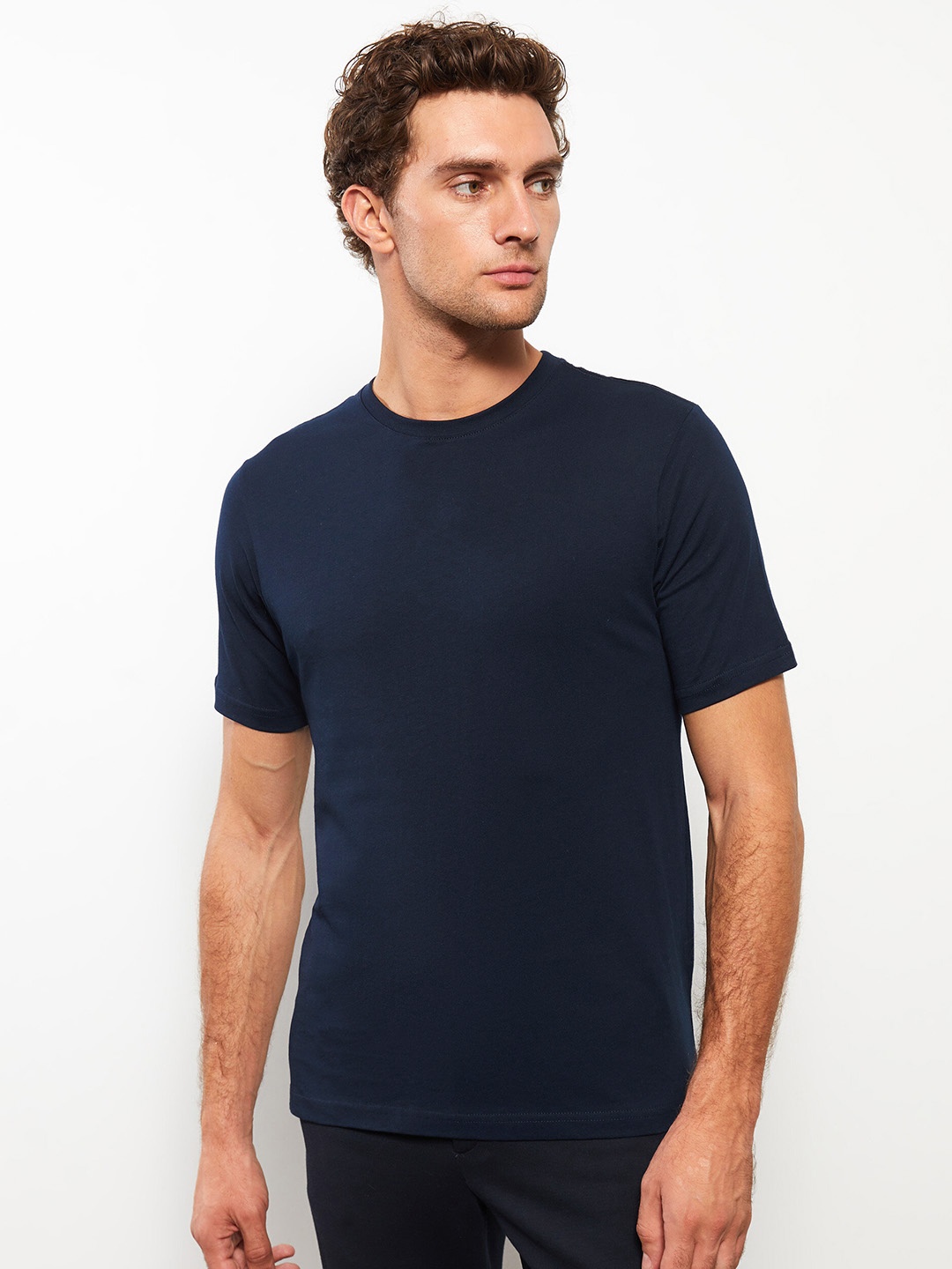 

LC Waikiki Regular Fit Pure Cotton T-shirt, Navy blue