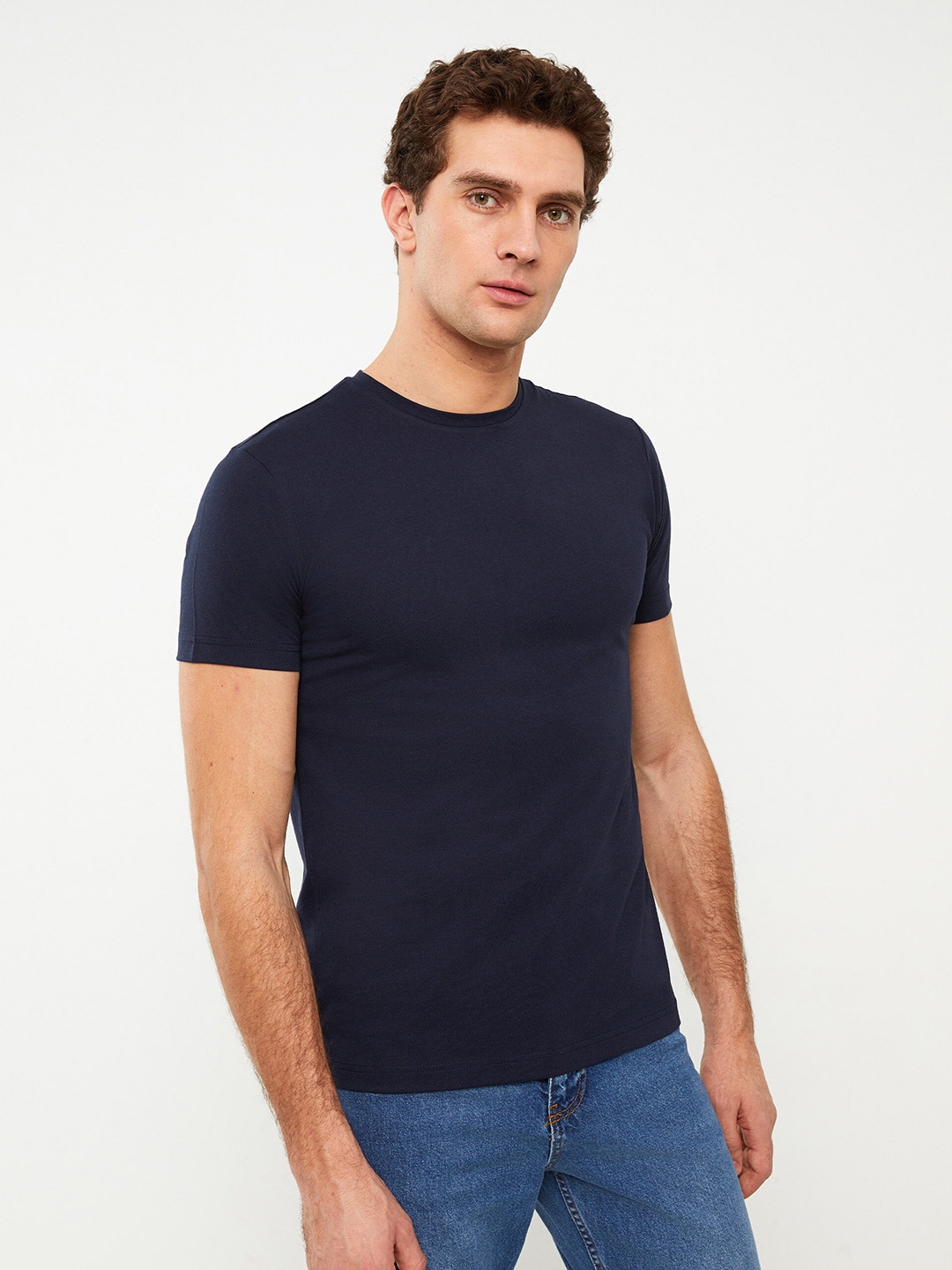 

LC Waikiki Men Regular T-shirt, Navy blue