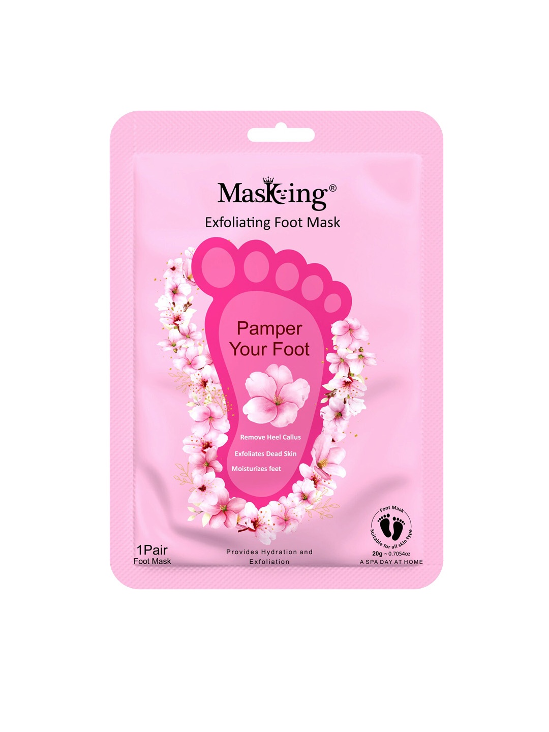 

MasKing Moisturizing & Hydrating Foot Mask - 20gm, White