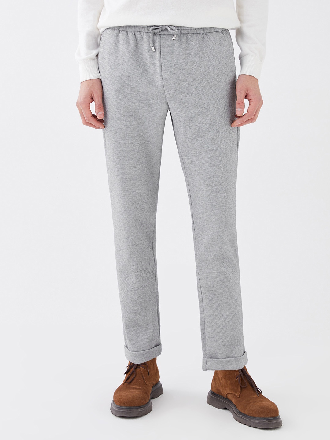 

LC Waikiki Men Slim Fit Trousers, Grey