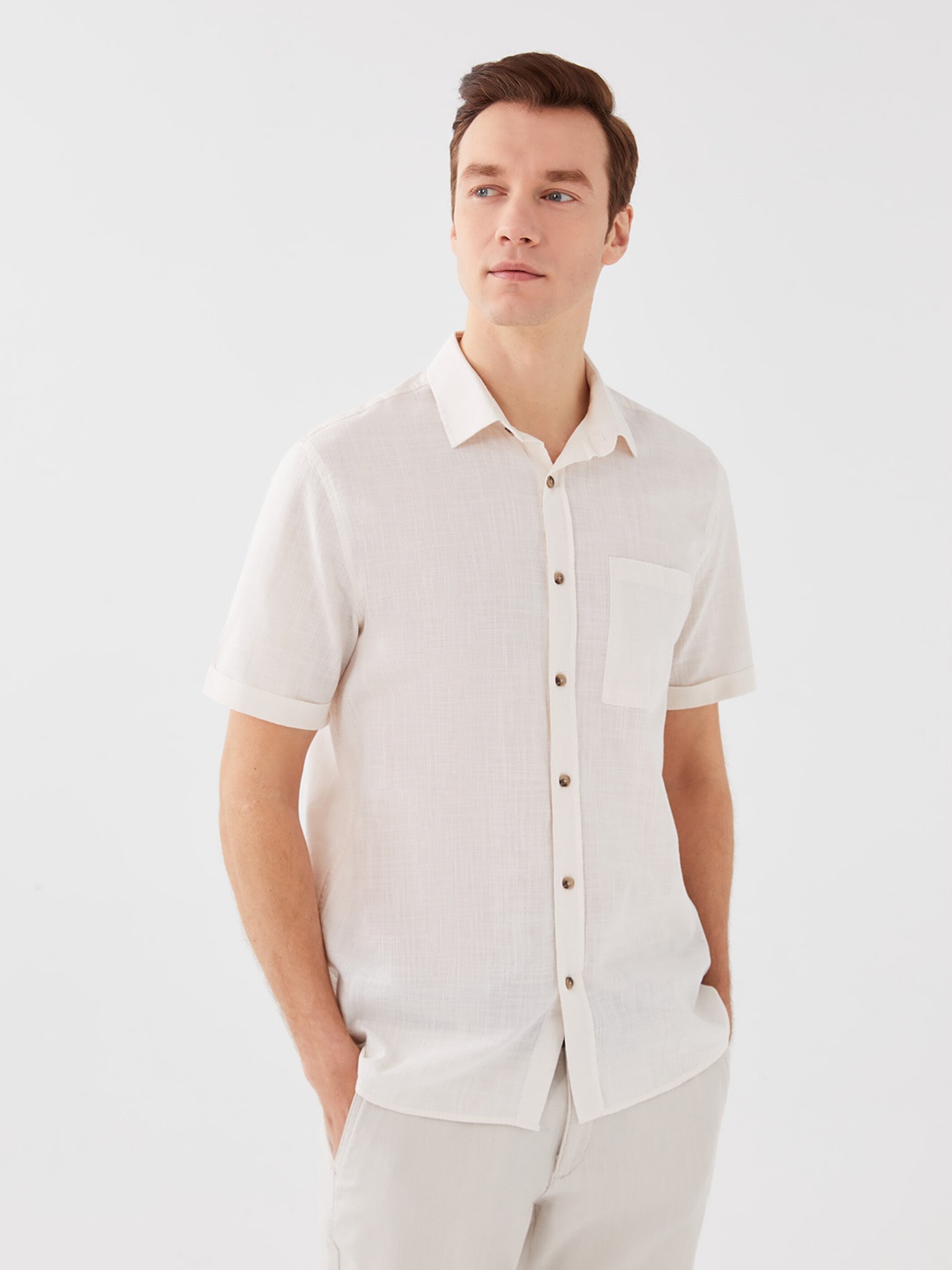 

LC Waikiki Regular Fit Casual Shirt, Off white