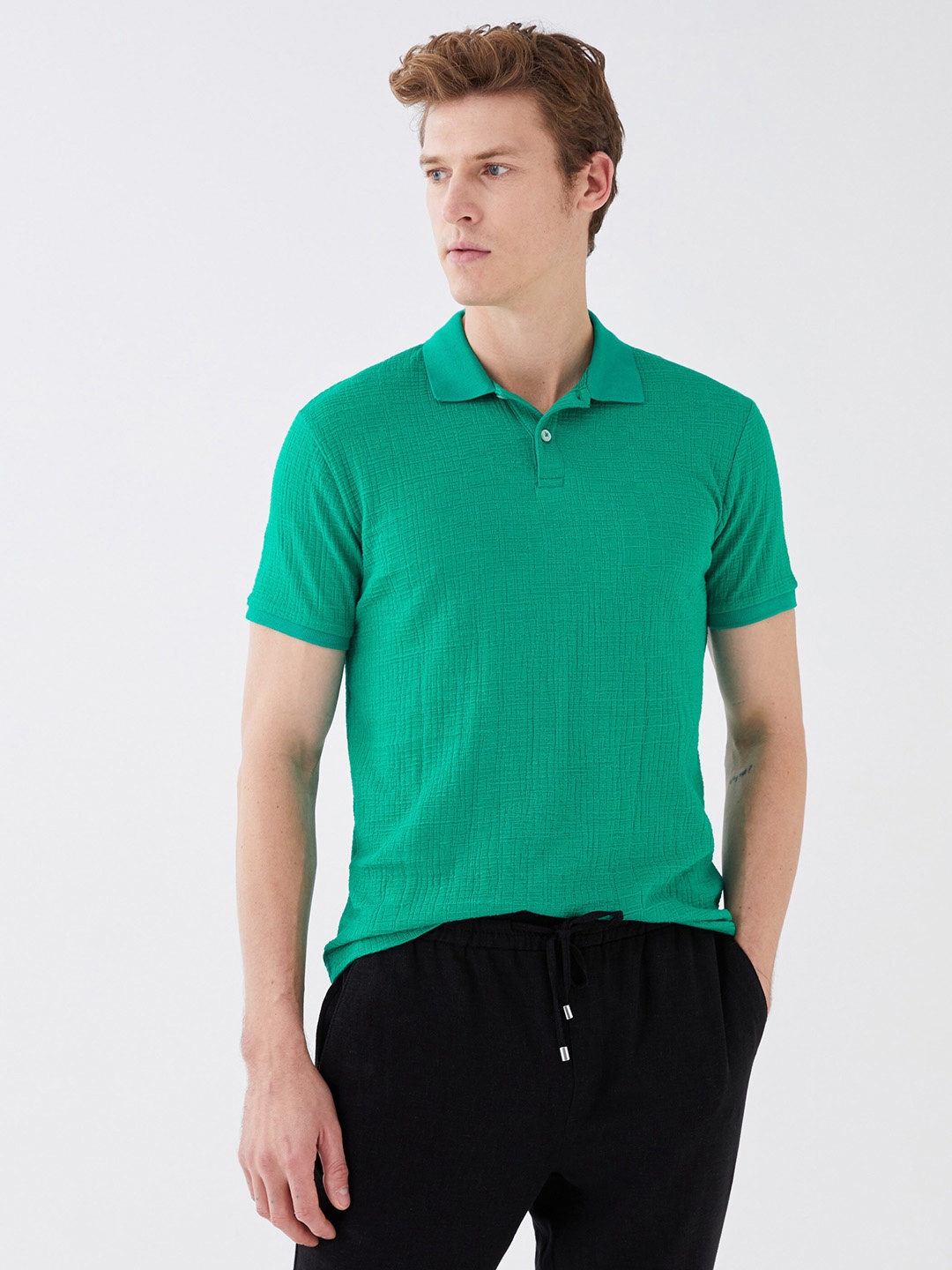 

LC Waikiki Polo Collar Slim Fit T-shirt, Green