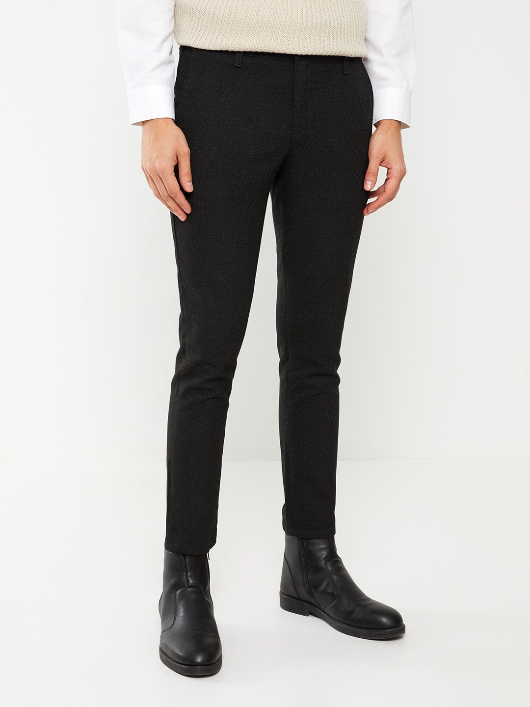 

LC Waikiki Men Slim Fit Trousers, Black