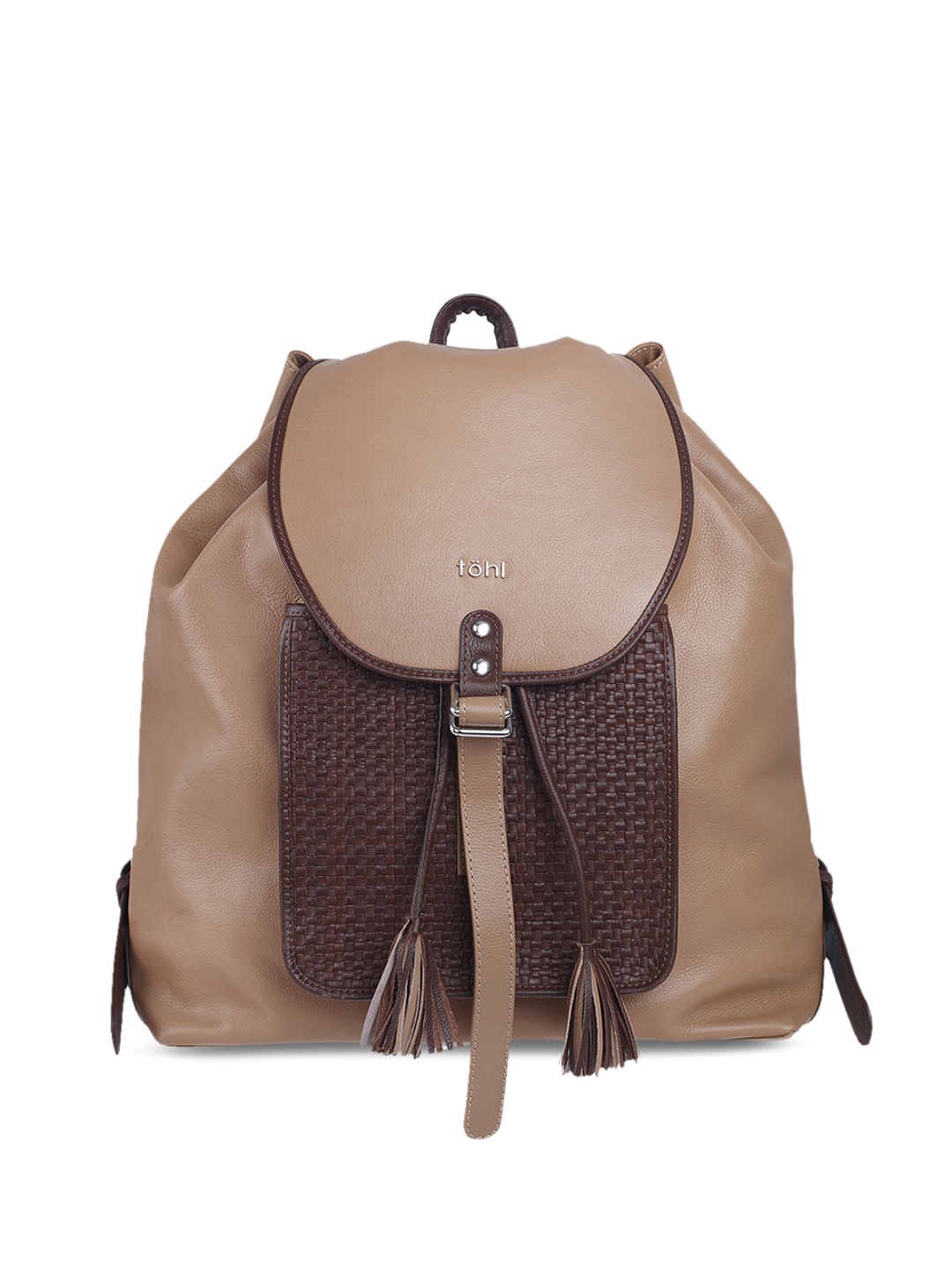 

tohl Women Nude-Coloured Solid Backpack