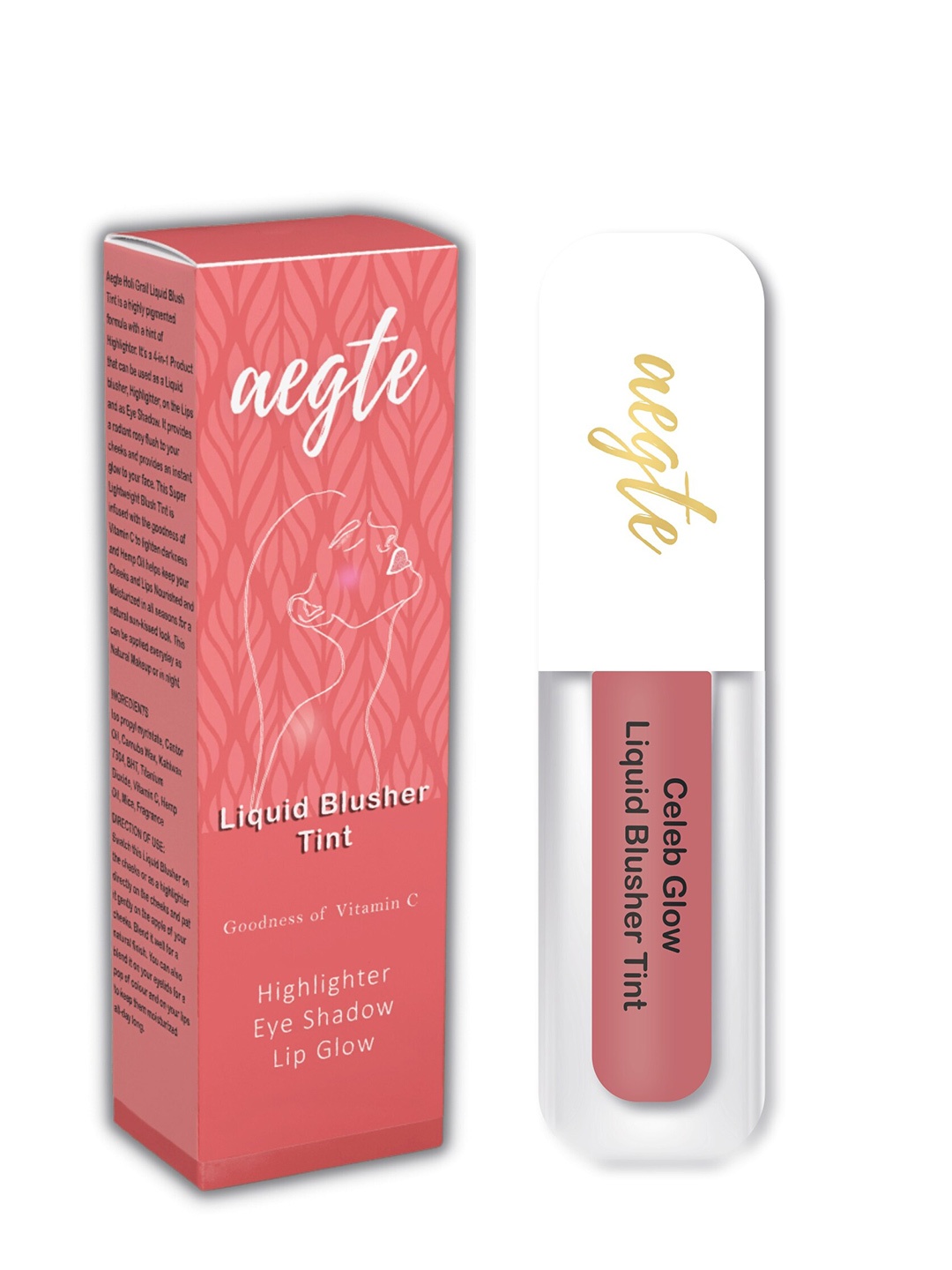 

Aegte Celeb Glow Liquid Blusher Tint - Starglow, Pink