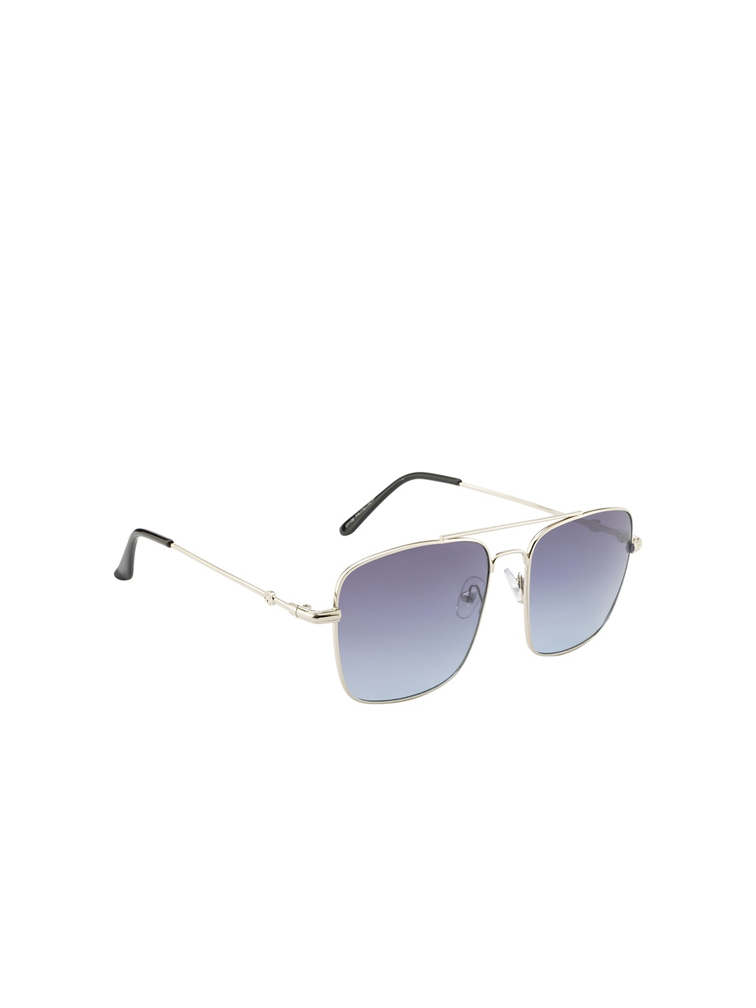 

WROGN Square Sunglasses With UV Protected Lens WR-G23120, Silver
