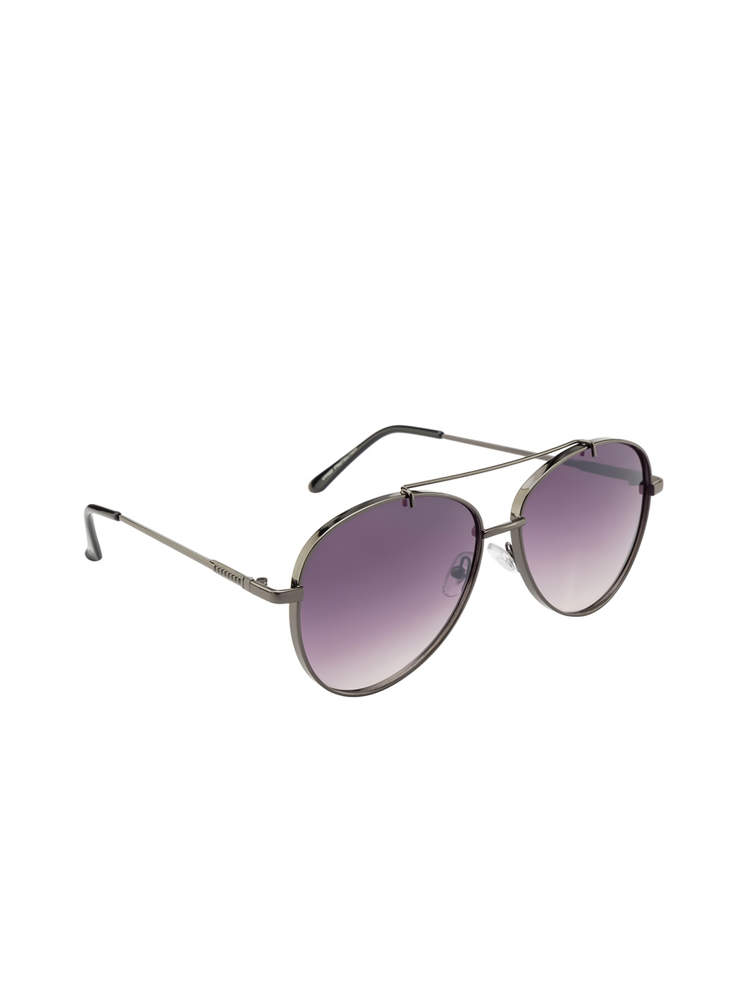 

WROGN Full Rim Aviator Sunglasses with UV Protected Lens- WR-G23116, Purple